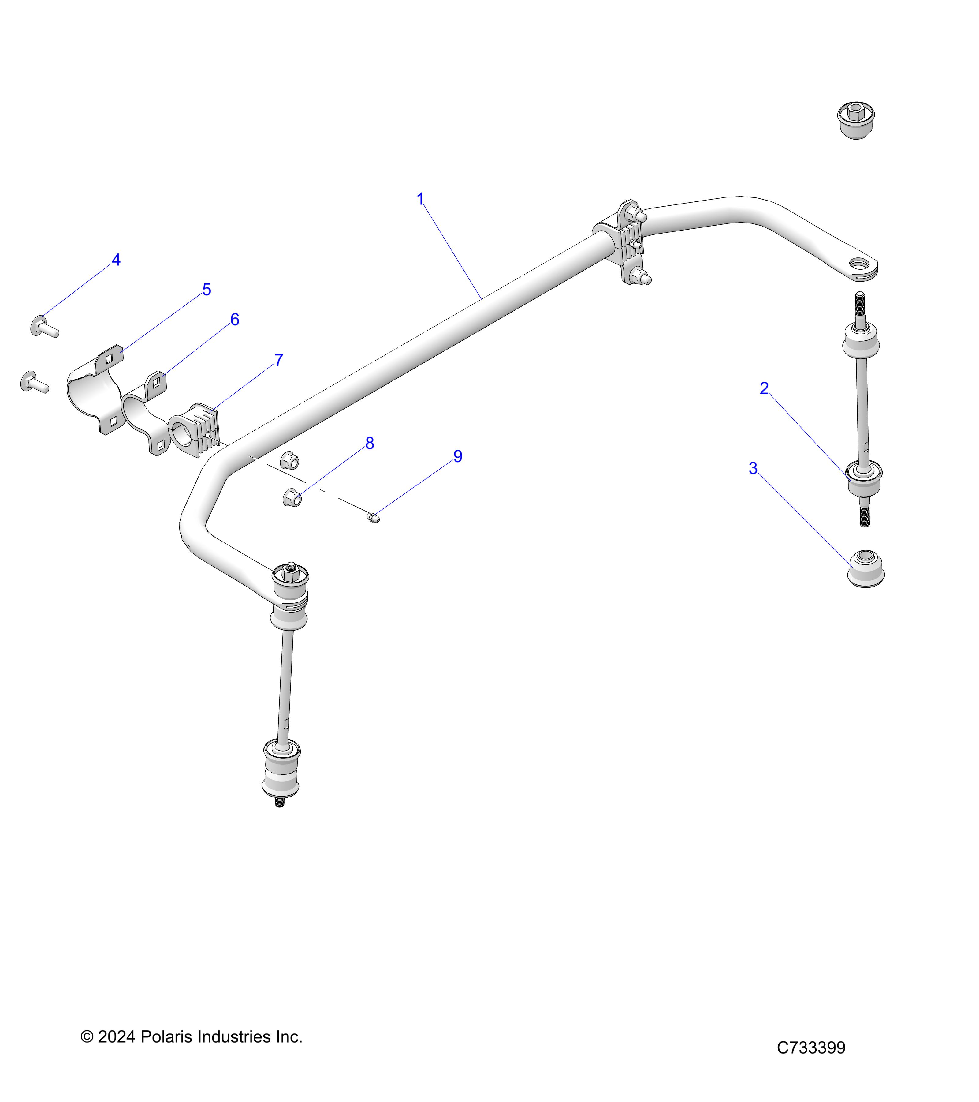 SUSPENSION, STABILIZER BAR - R25MAA57L1 (701501)