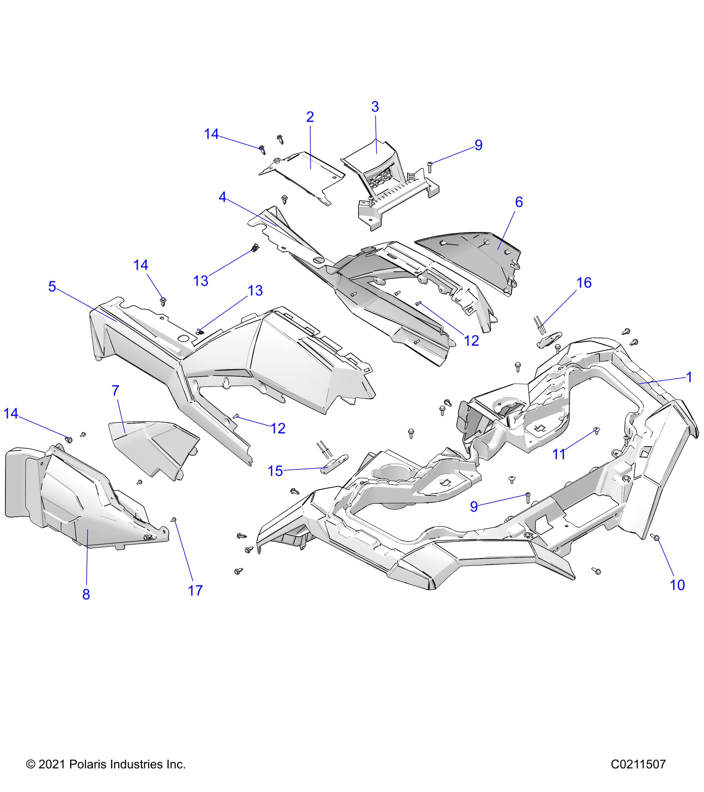 BODY, FRONT CAB - A22SXR95AJ (C0211507)