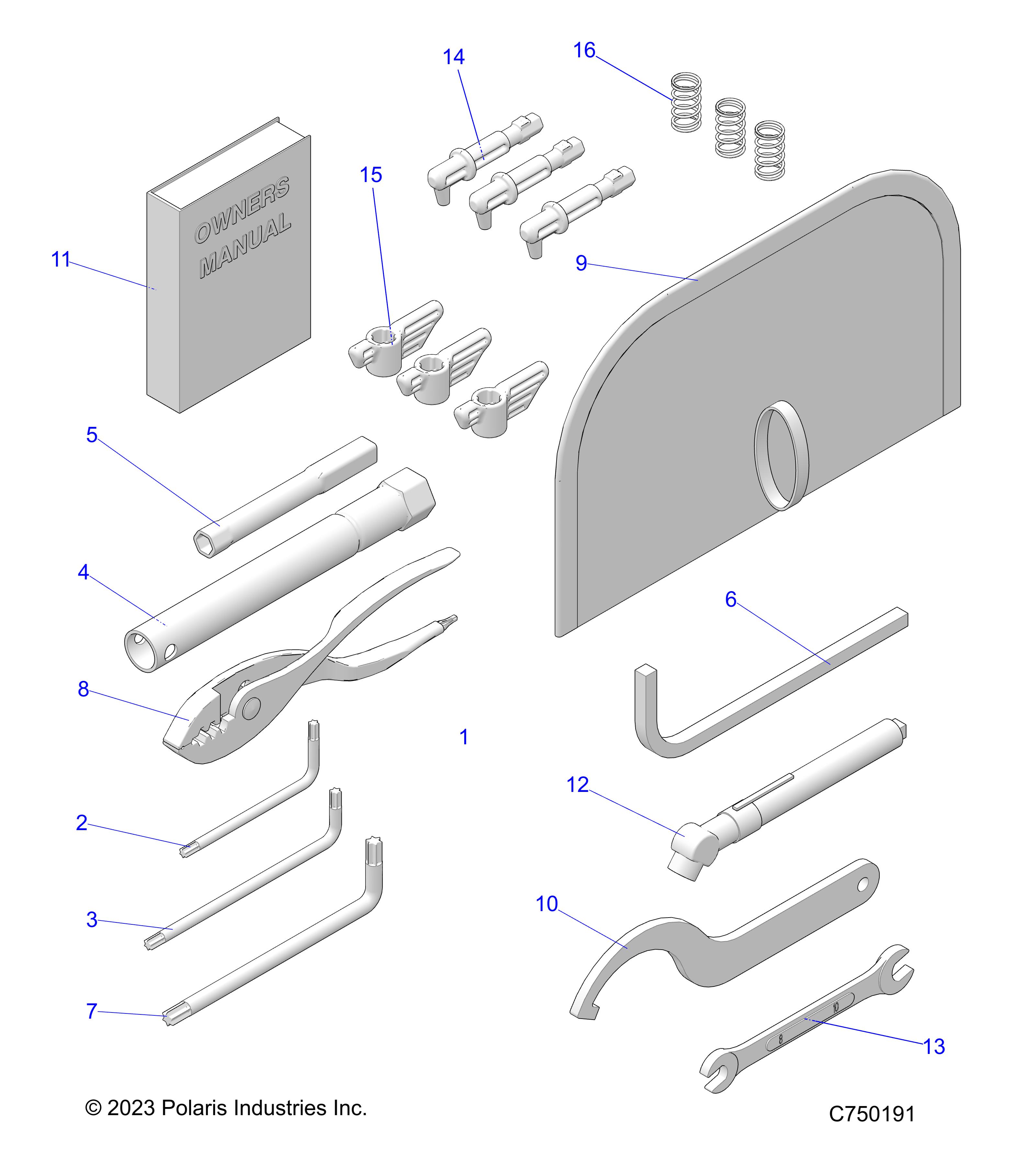 REFERENCE, OWNERS MANUAL AND TOOL KIT - Z25RPE2KA4/B4 (C750166)