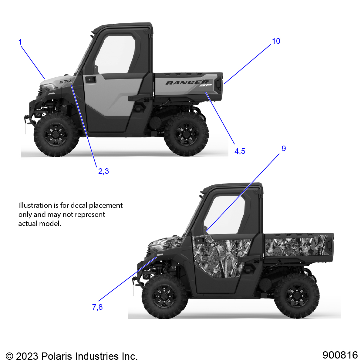 BODY, DECALS, GRAPHIC- R24MAU57B4/Z4/B9/Z9 (900816)