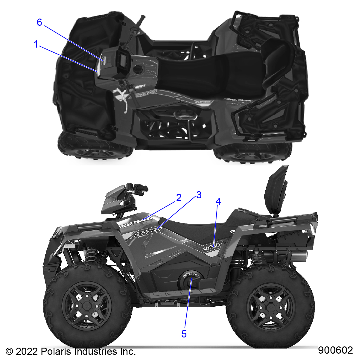 BODY, DECALS GRAPHIC - A23SJS57CX (900602)