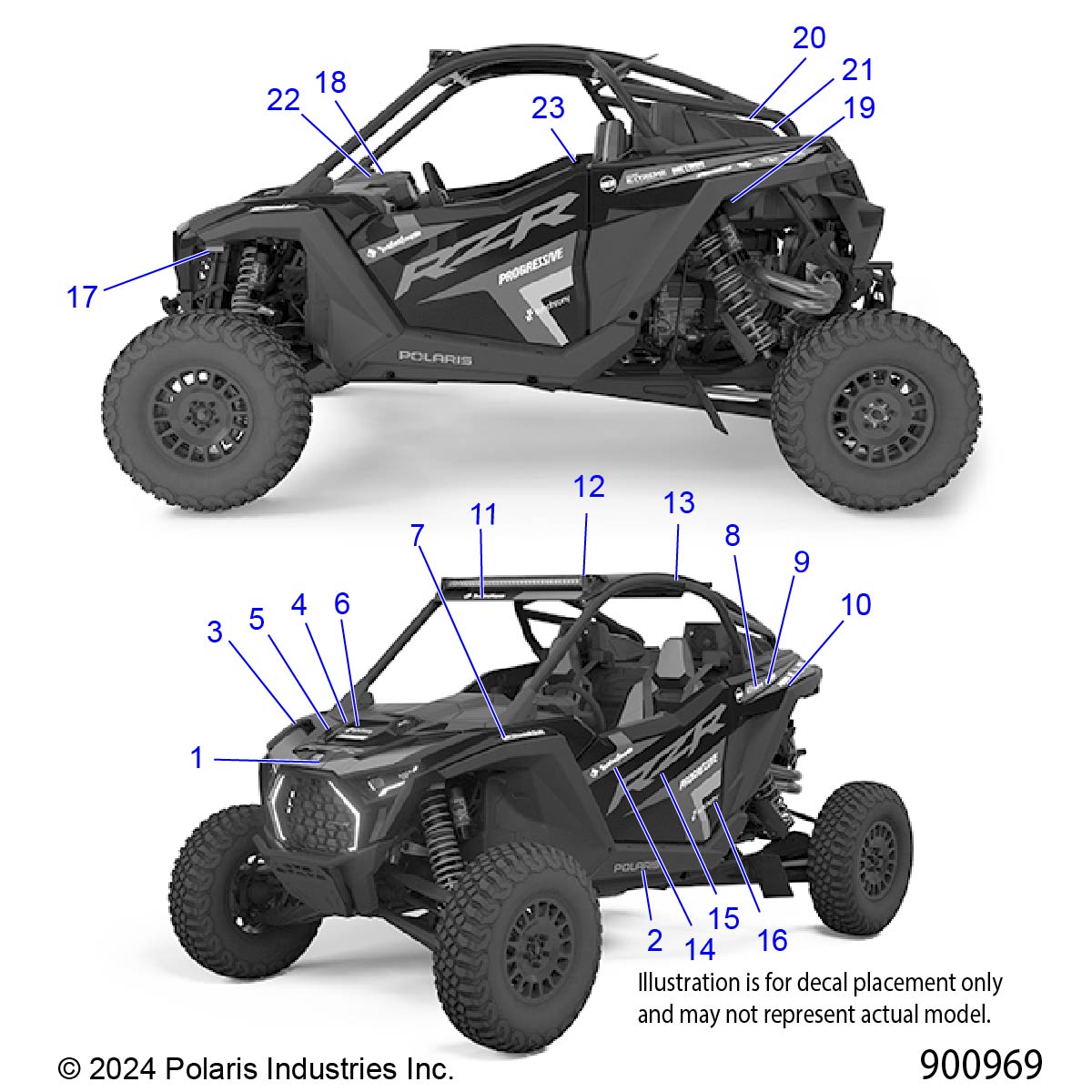 BODY, DECALS - Z25RPP2KBL (900969)