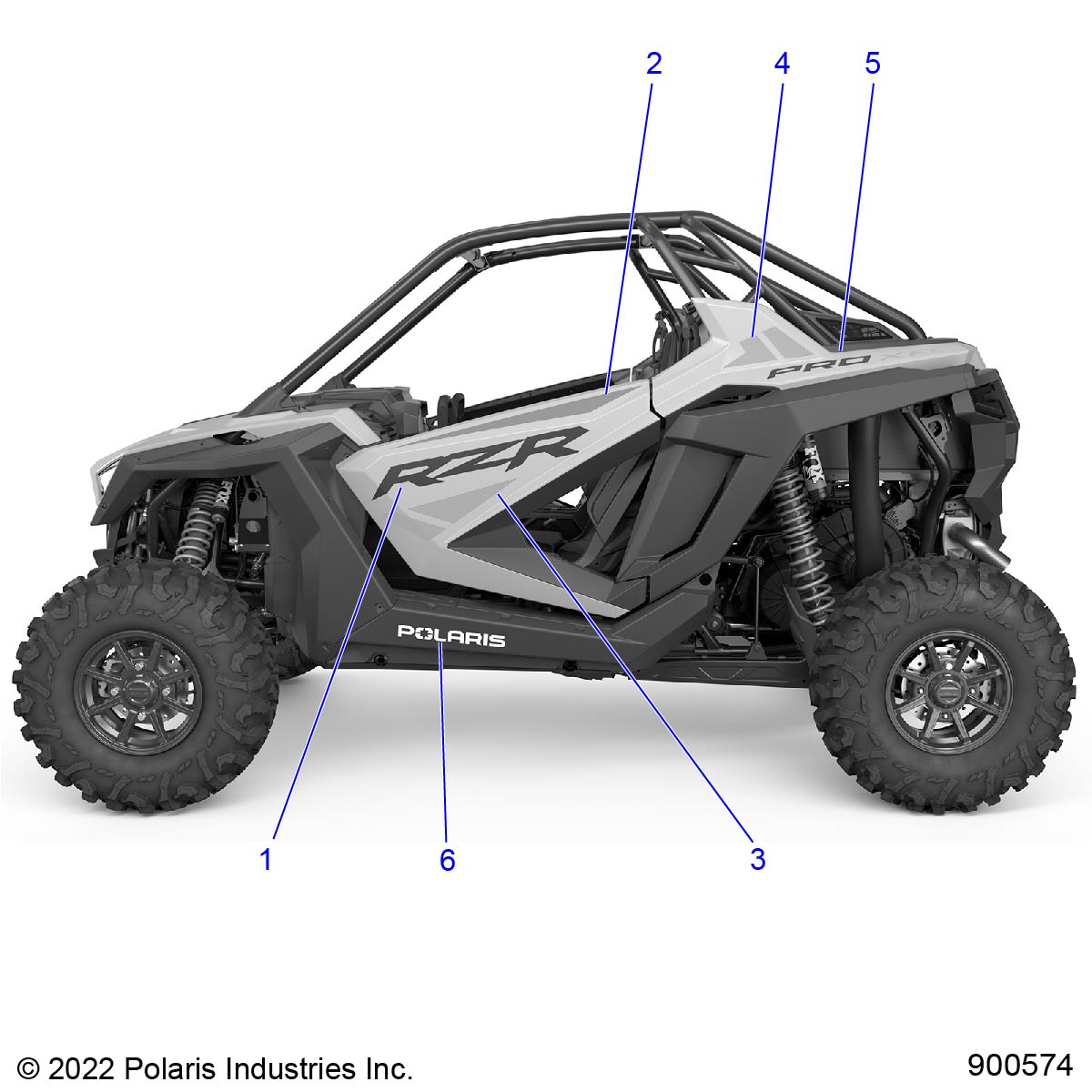 BODY, DECALS, GRAPHICS - Z23RAE92A/92B (900574)