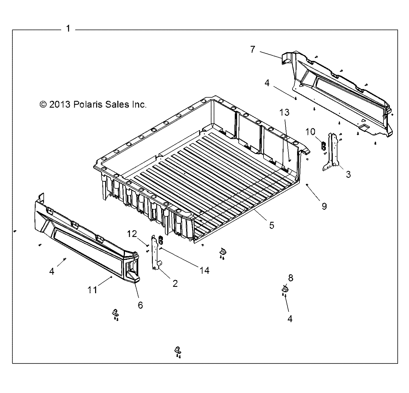 BODY, CARGO BOX - R17B1PD1AA/2P (49BRUTUSCARGO13)