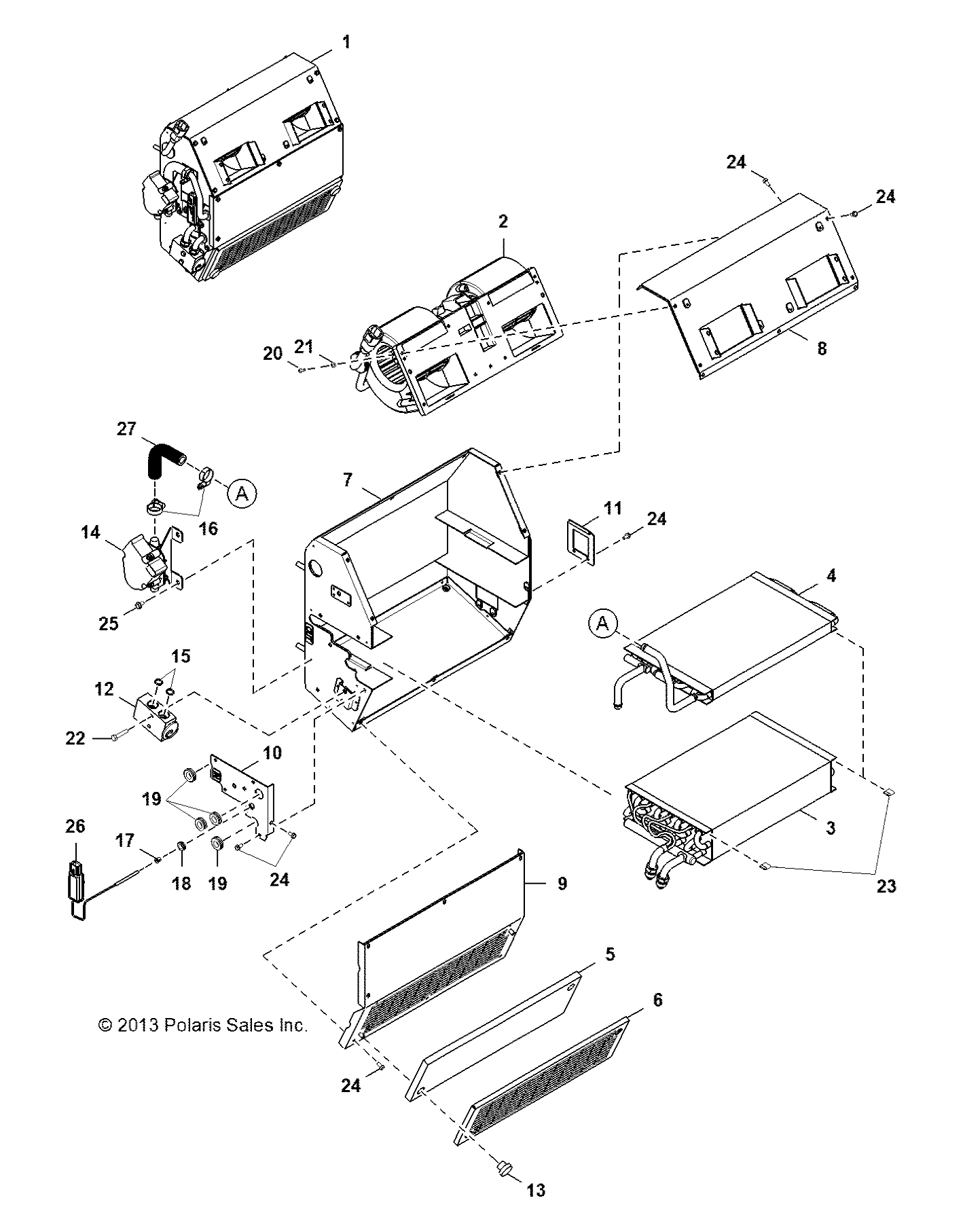 BODY, HVAC, INTERNALS - R152DPD1AA (49BRUTUSHVACINT13)