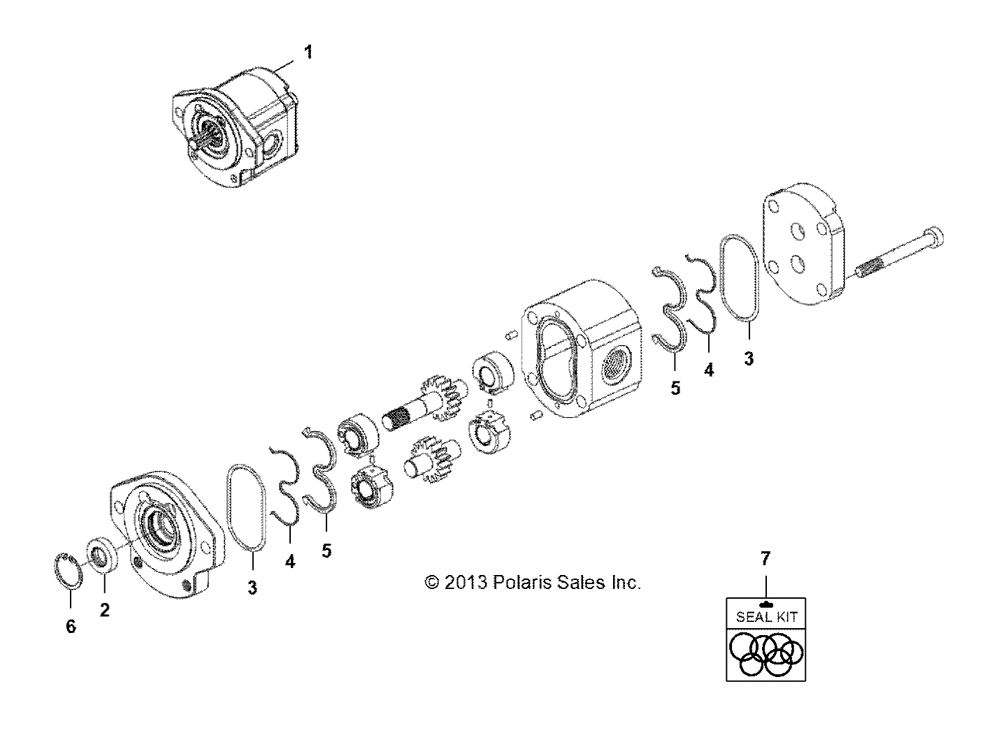 HYDRAULICS, GEAR PUMP - R141D9JDA/2D9JDA (49BRUTUSPUMPGR13)