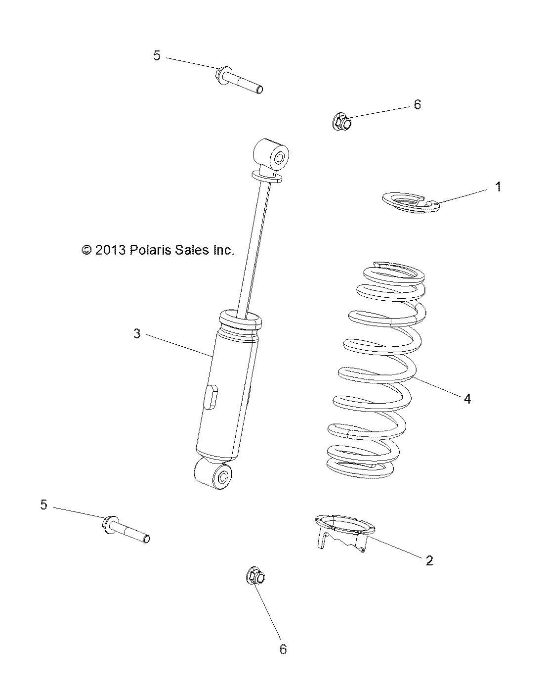 SUSPENSION, FRONT SHOCK - R151DPD1AA/2D (49BRUTUSSHOCK13)