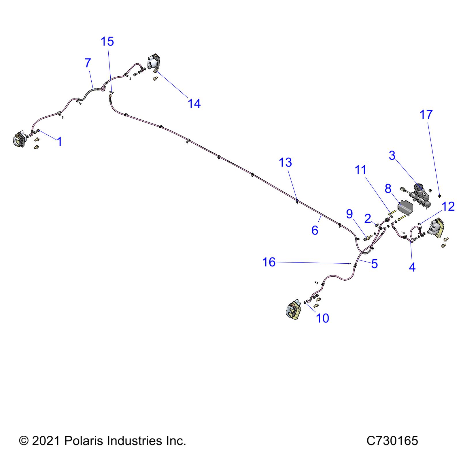 BRAKES, BRAKE LINES and MASTER CYLINDER - R24M4U57Z4/B4/Z9/B9 (C730165)