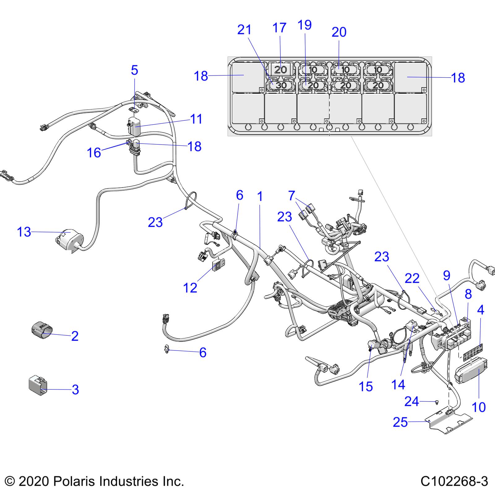 ELECTRICAL, HARNESS - A20SVE95KR (C102268-3)