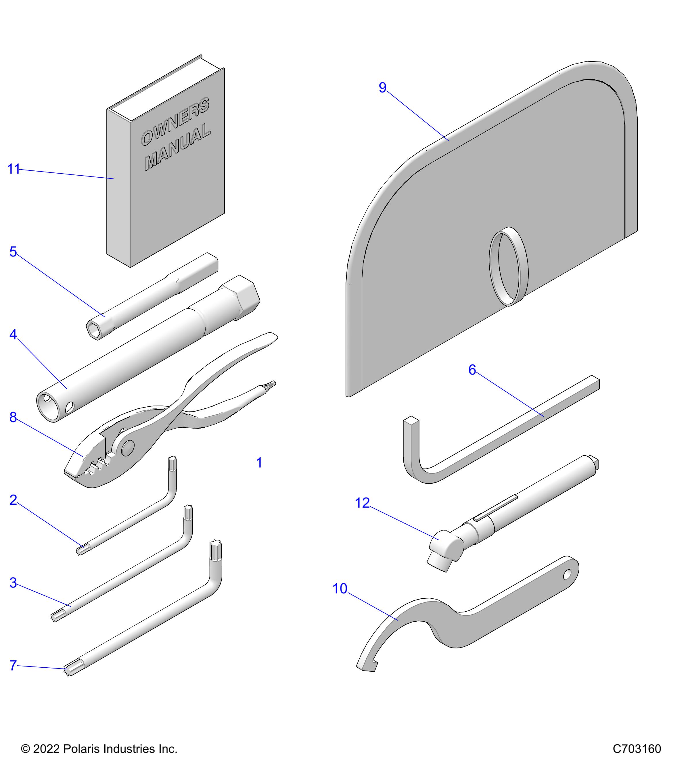 REFERENCE, OWNERS MANUAL AND TOOL KIT - Z23RGC2KAJ/BJ (C703160)