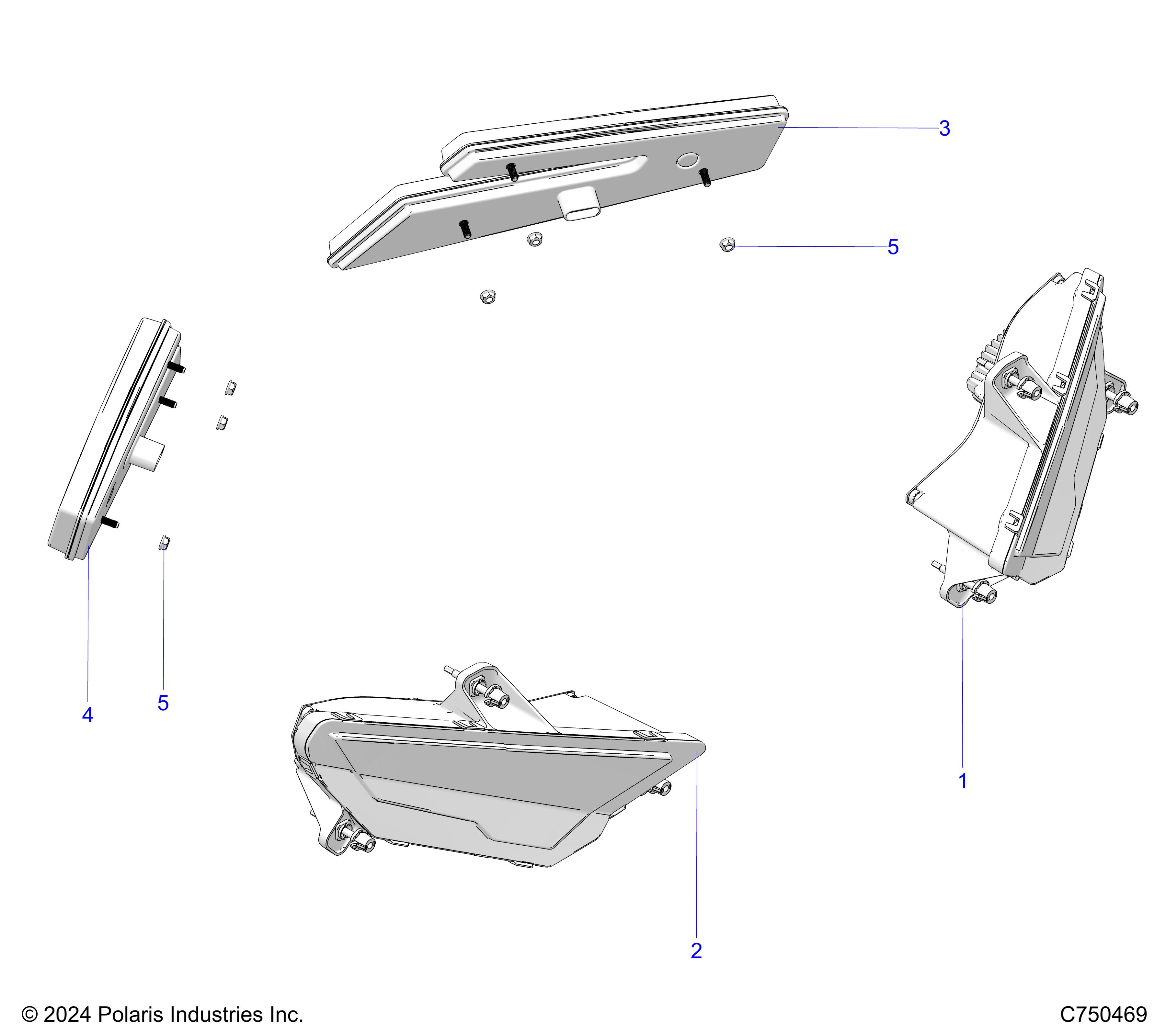 ELECTRICAL, HEADLIGHTS AND TAILLIGHTS - Z25X4E92A4/B4 (C750469)