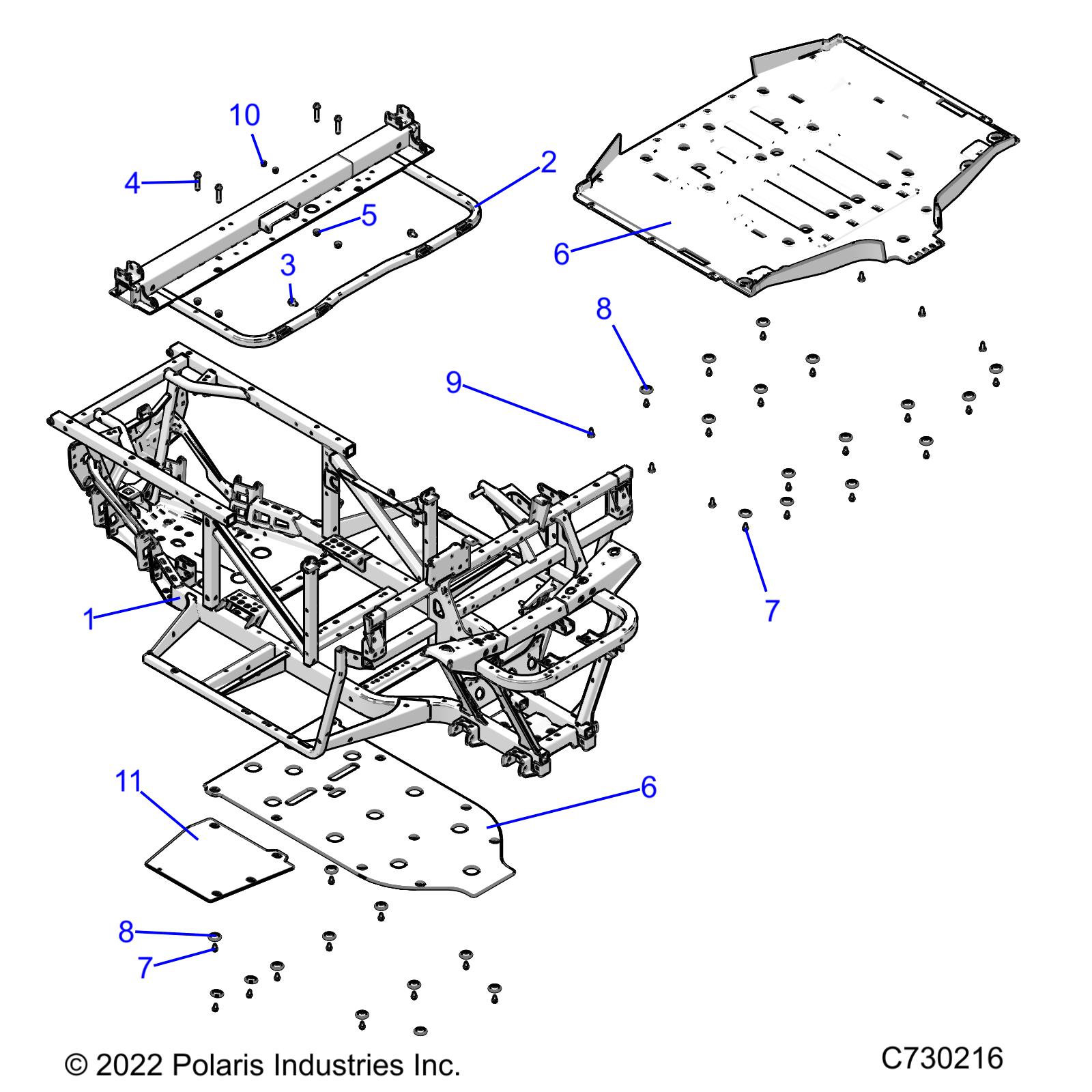 CHASSIS, FRAME  - R24MAA57B1/EB4/B9 (C730216)