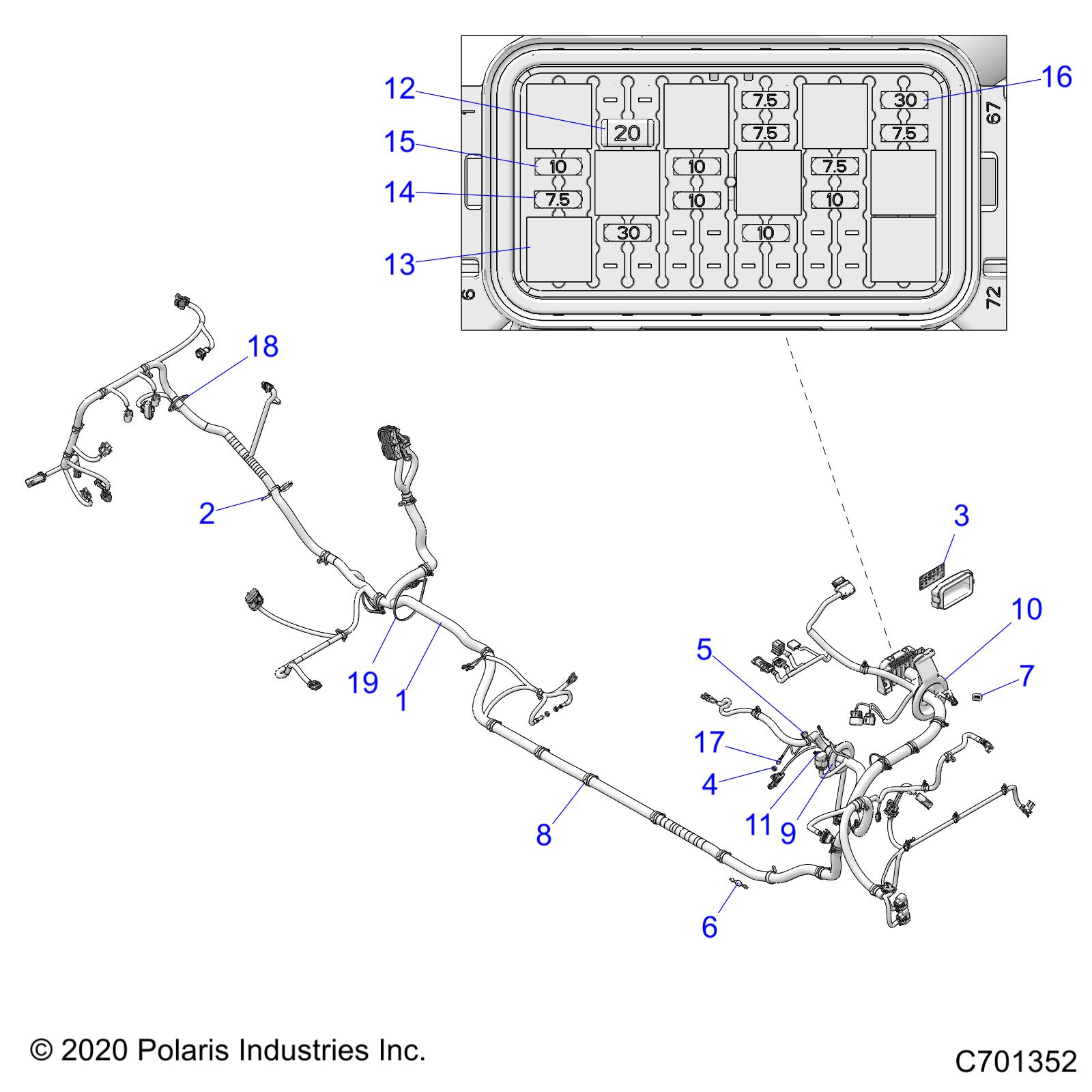 ELECTRICAL, WIRE HARNESS - Z21N4E99NG (C701352)