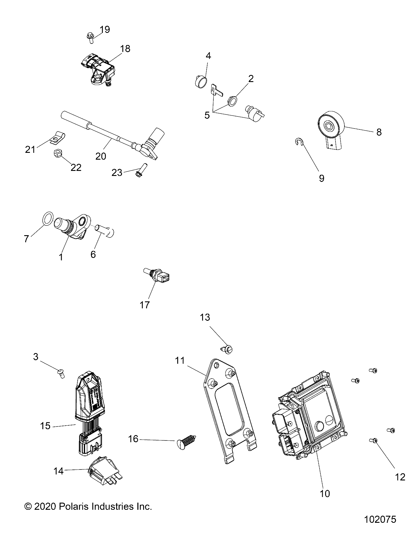 ELECTRICAL, SWITCHES, SENSORS and ECM - A21SWE57F1/S57C1/C2 (102075)