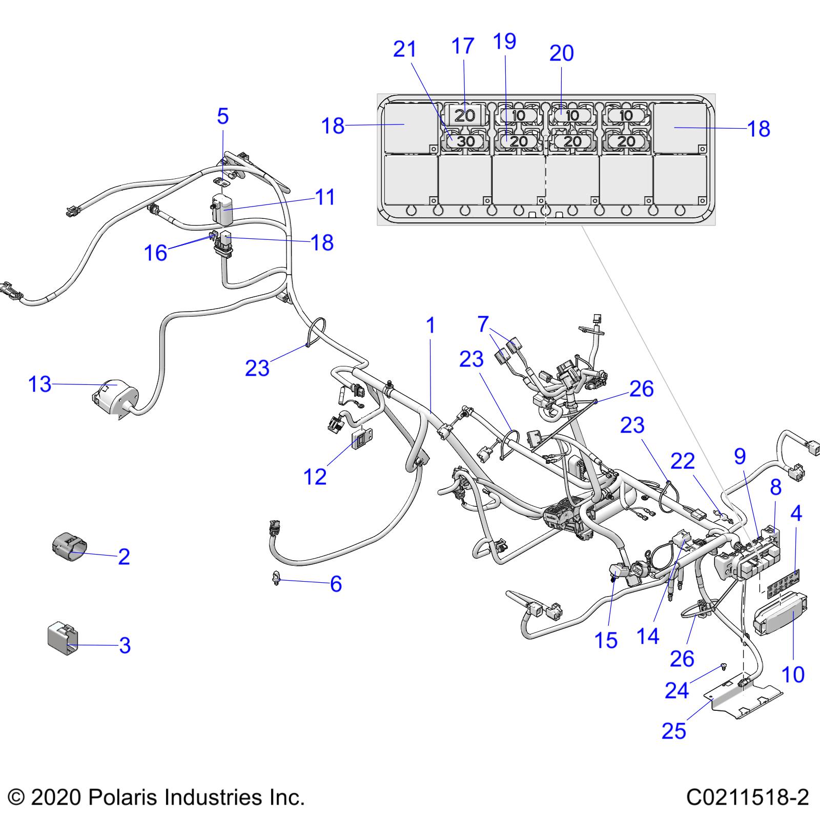 ELECTRICAL, HARNESS - A25SVE95PG (C0211518-2)