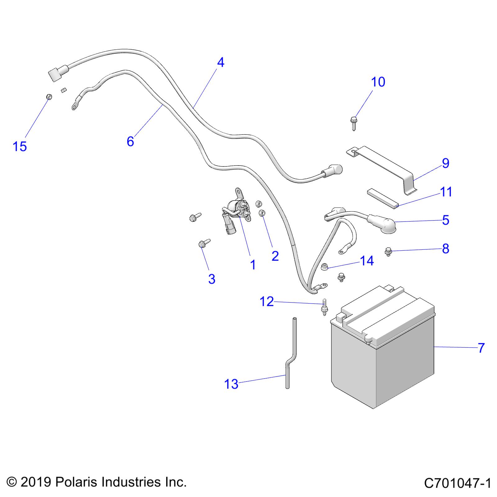 ELECTRICAL, BATTERY - Z20CHA57A2/E57AM (C701047-1)