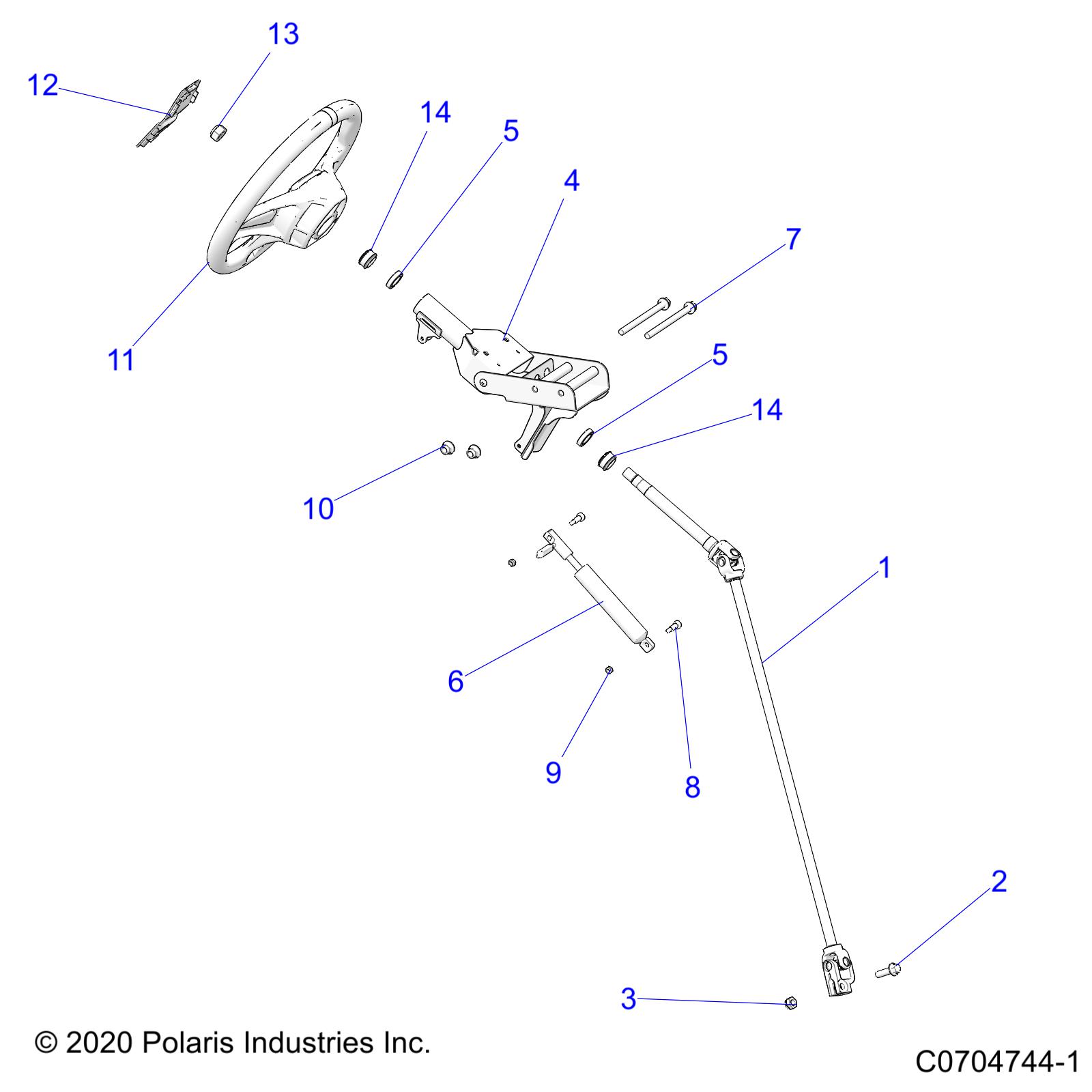 STEERING, STEERING ASM. - Z22ASA87A2 (C701013)