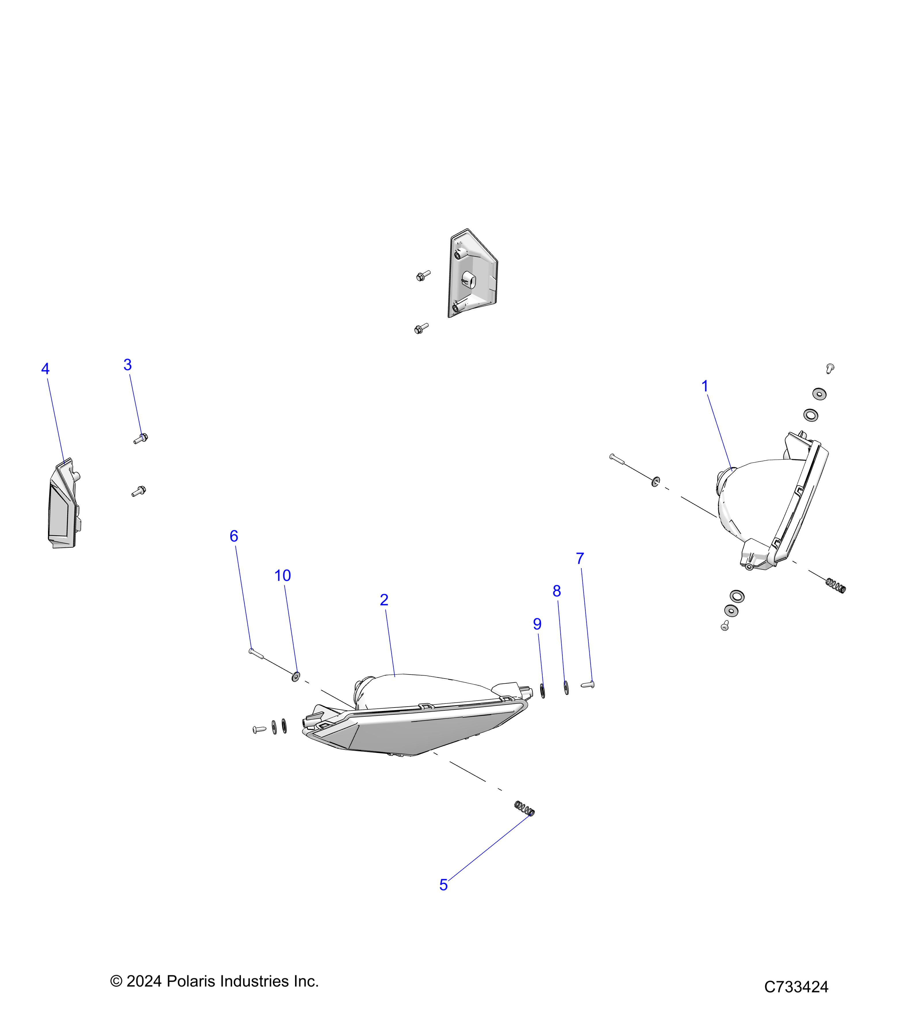 ELECTRICAL, HEADLIGHTS, TAILLIGHTS - R25M4E57B5/B6 (C733424)