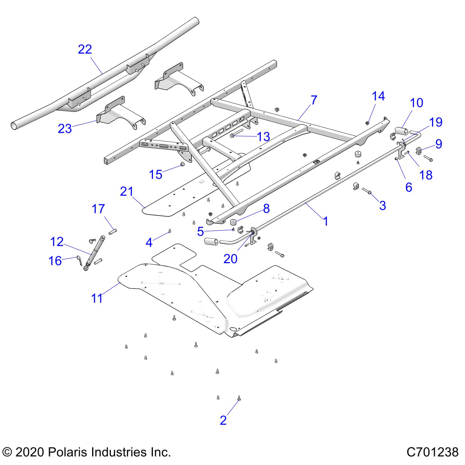 BODY, BOX, MOUNTING - R21RSM99AG (C7001238)