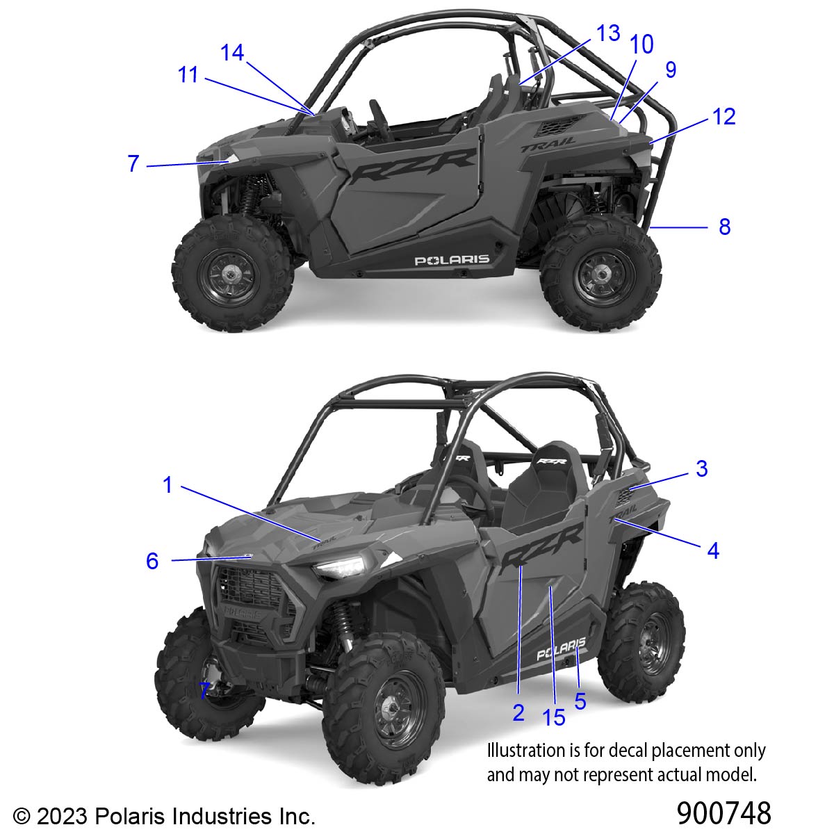 BODY, DECALS - Z24A5E87A5(900747)