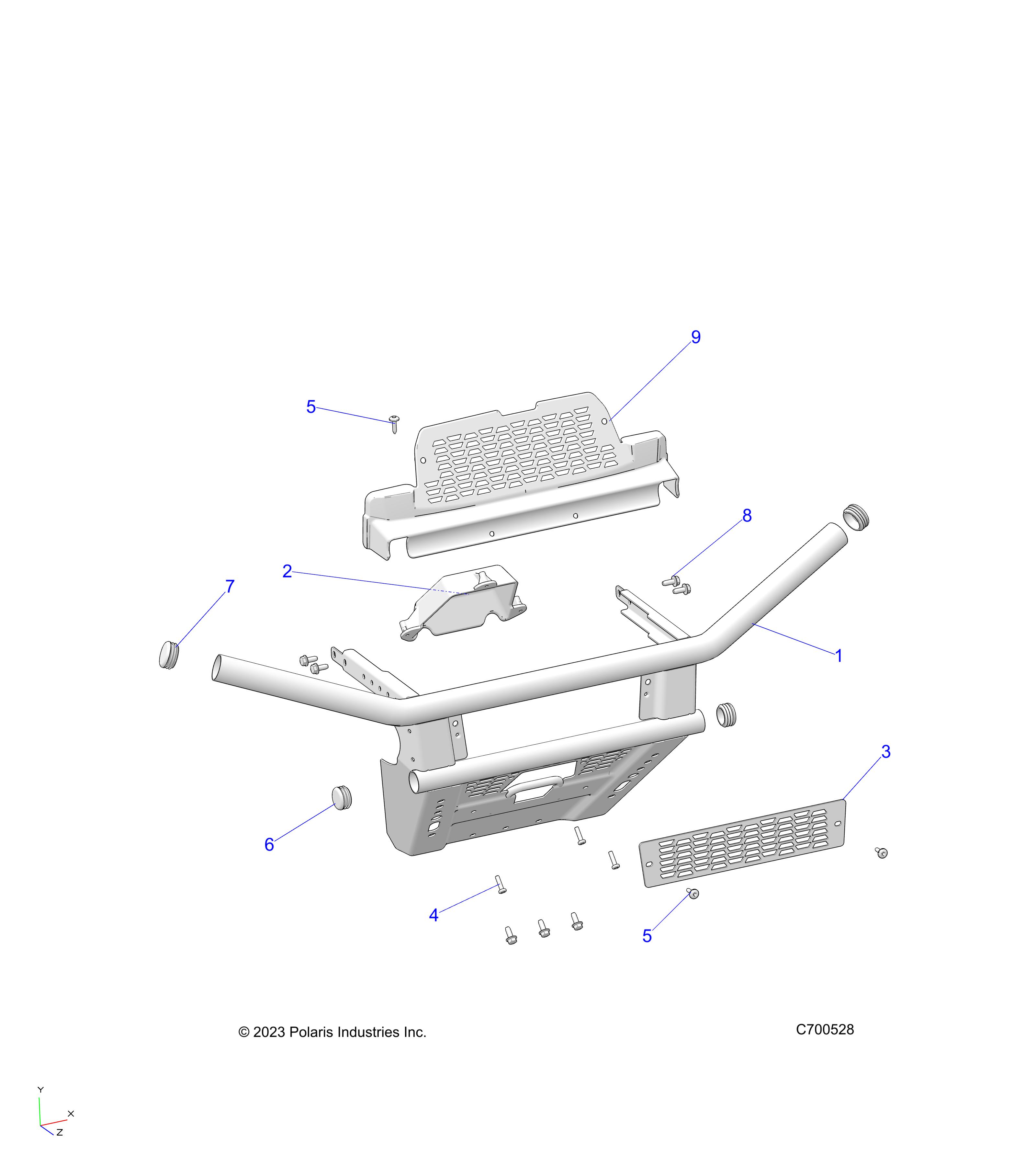 BODY, BUMPER - R24CCA57A1 (700528)