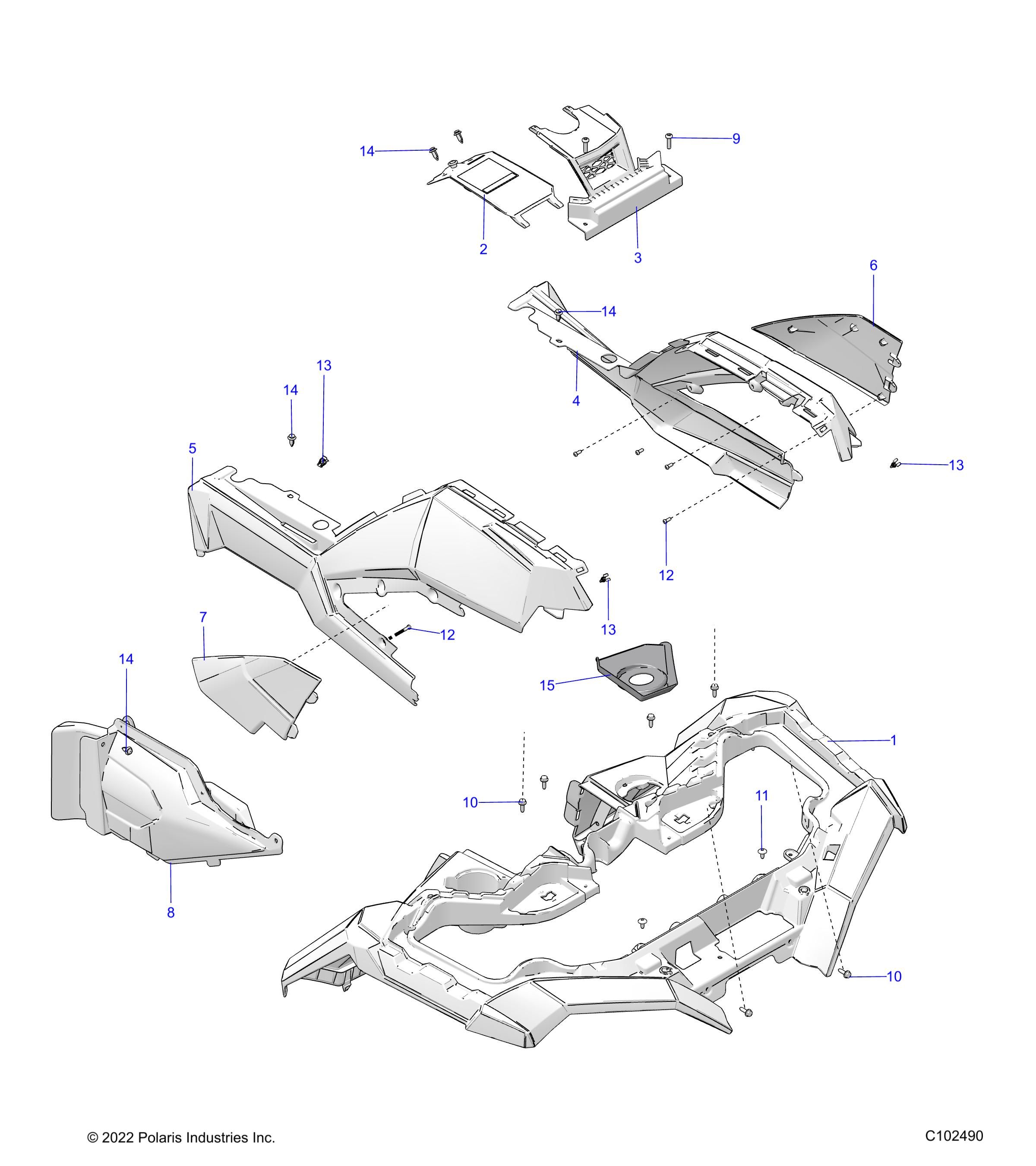 BODY, FRONT CAB - A24SLE95PN (C102490)