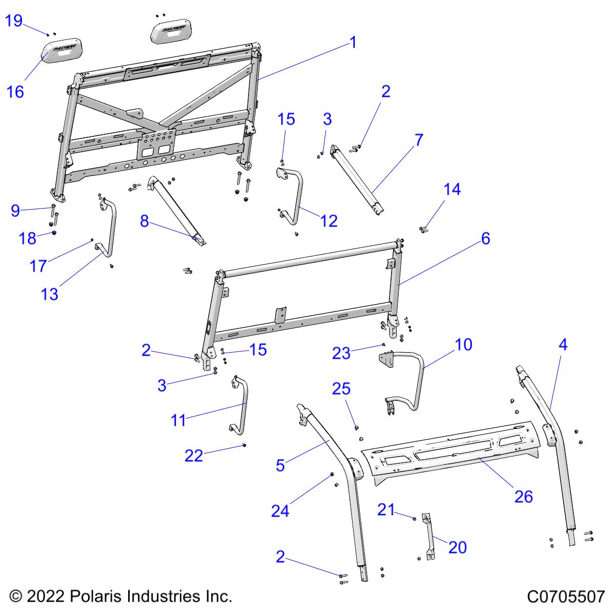 CHASSIS, CAB FRAME - R21RSB99AZ/BZ (C0705507)