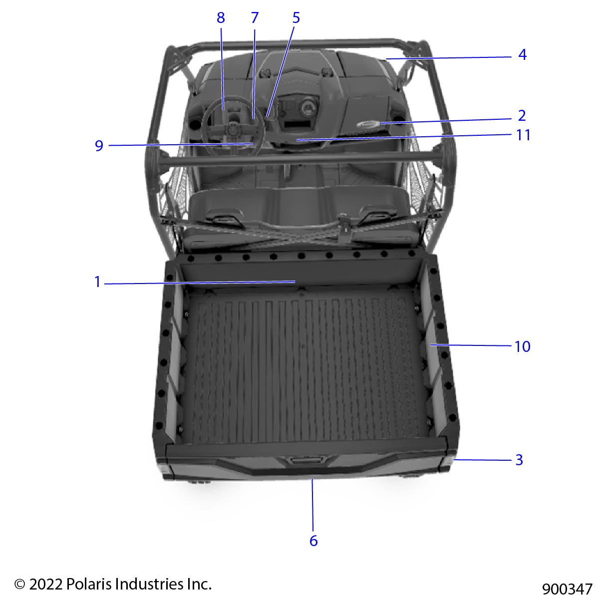 BODY, DECALS, GENERAL - R23CCA57A1/A7 (900347)