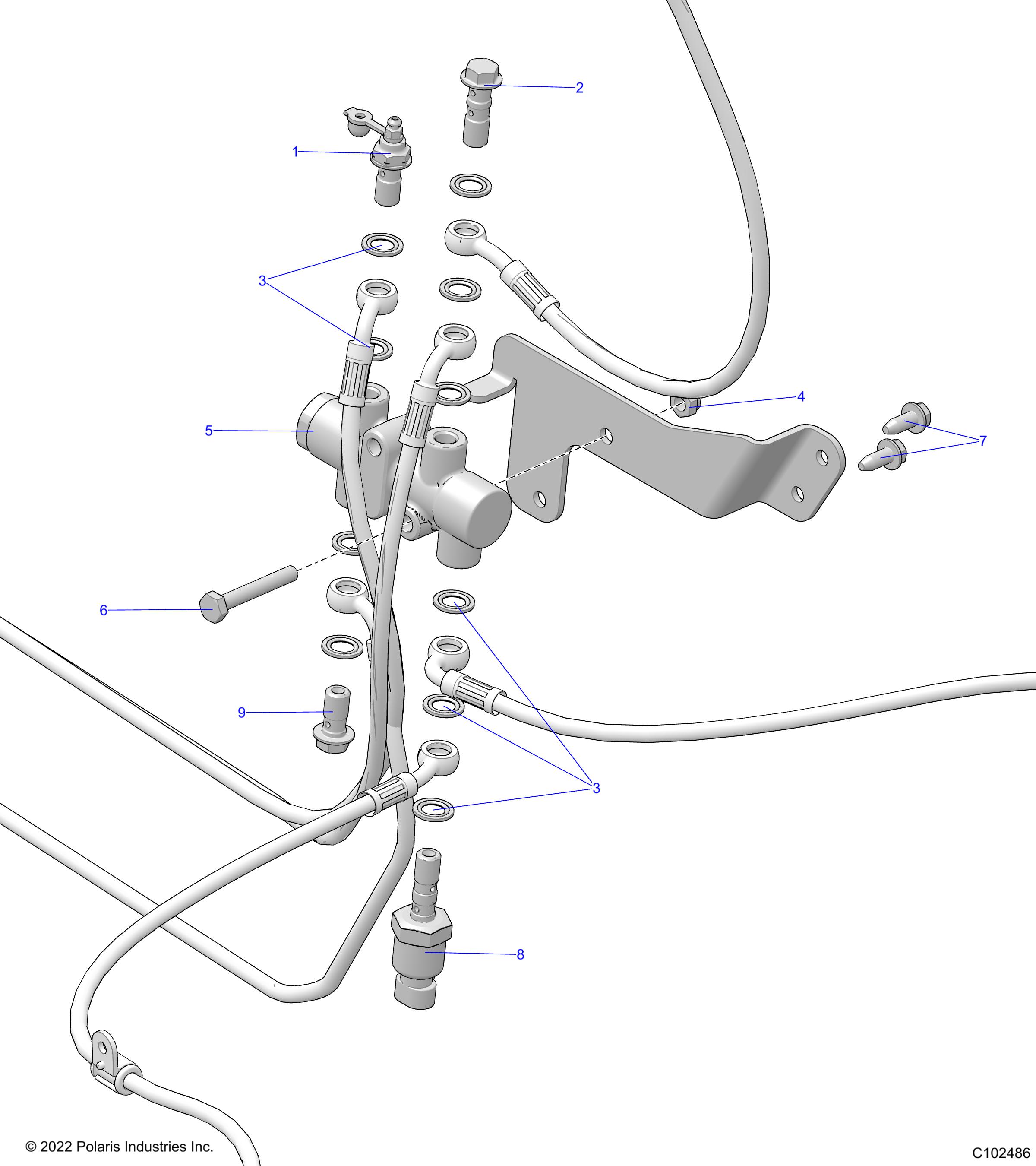 BRAKES, VALVE SYSTEM - A23SEF57CA/FA (C102486)