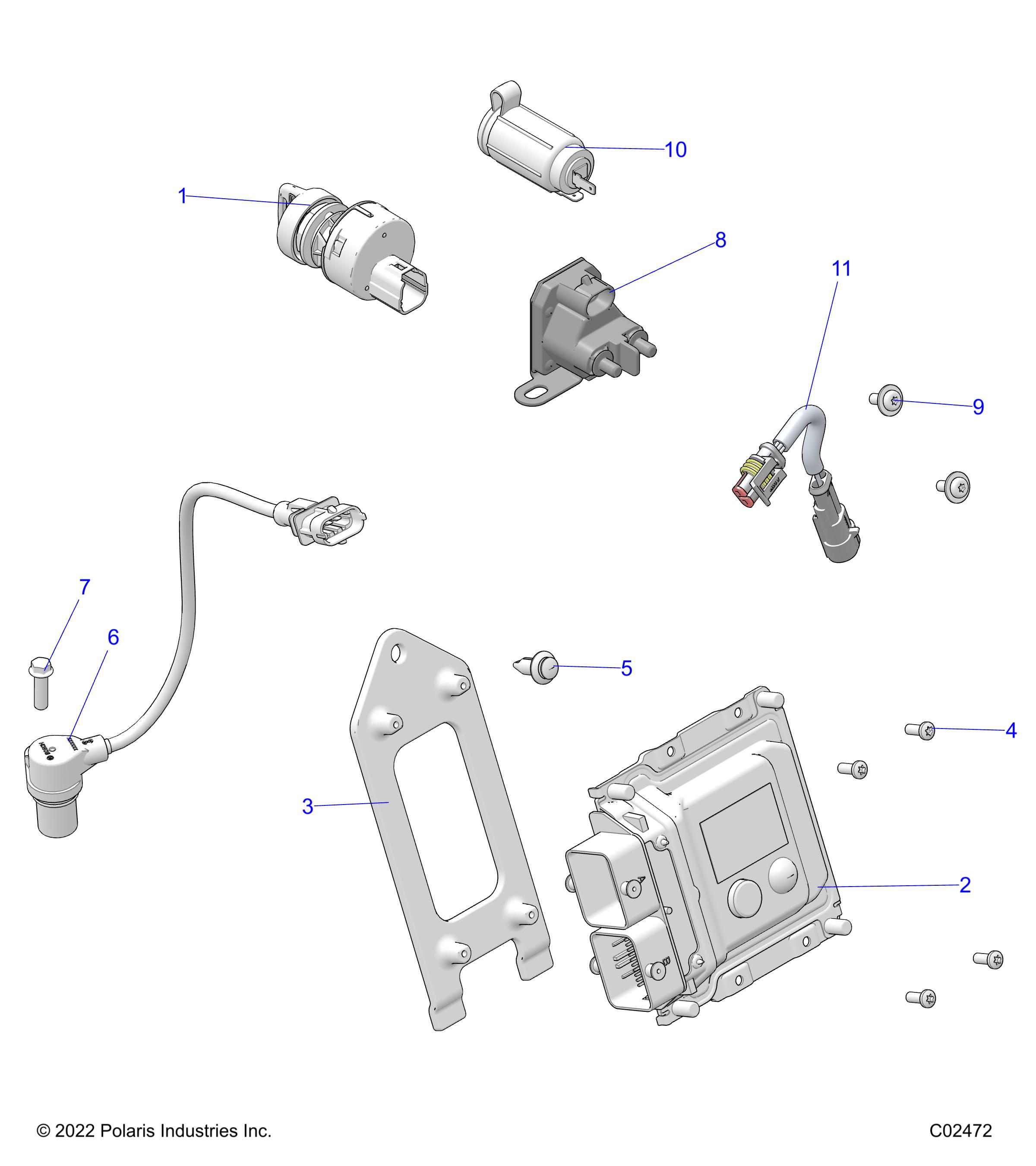 ELECTRICAL, SWITCHES, SENSORS and ECM - A22SJE57AX/BX (C102472)