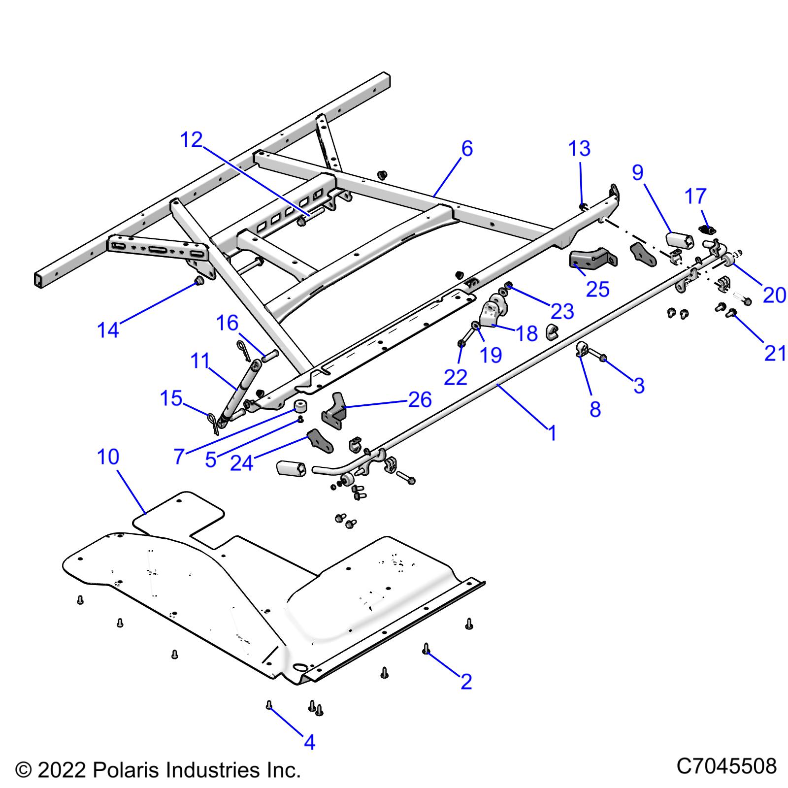 BODY, BOX, MOUNTING - R22RRED4JA (C7045508)