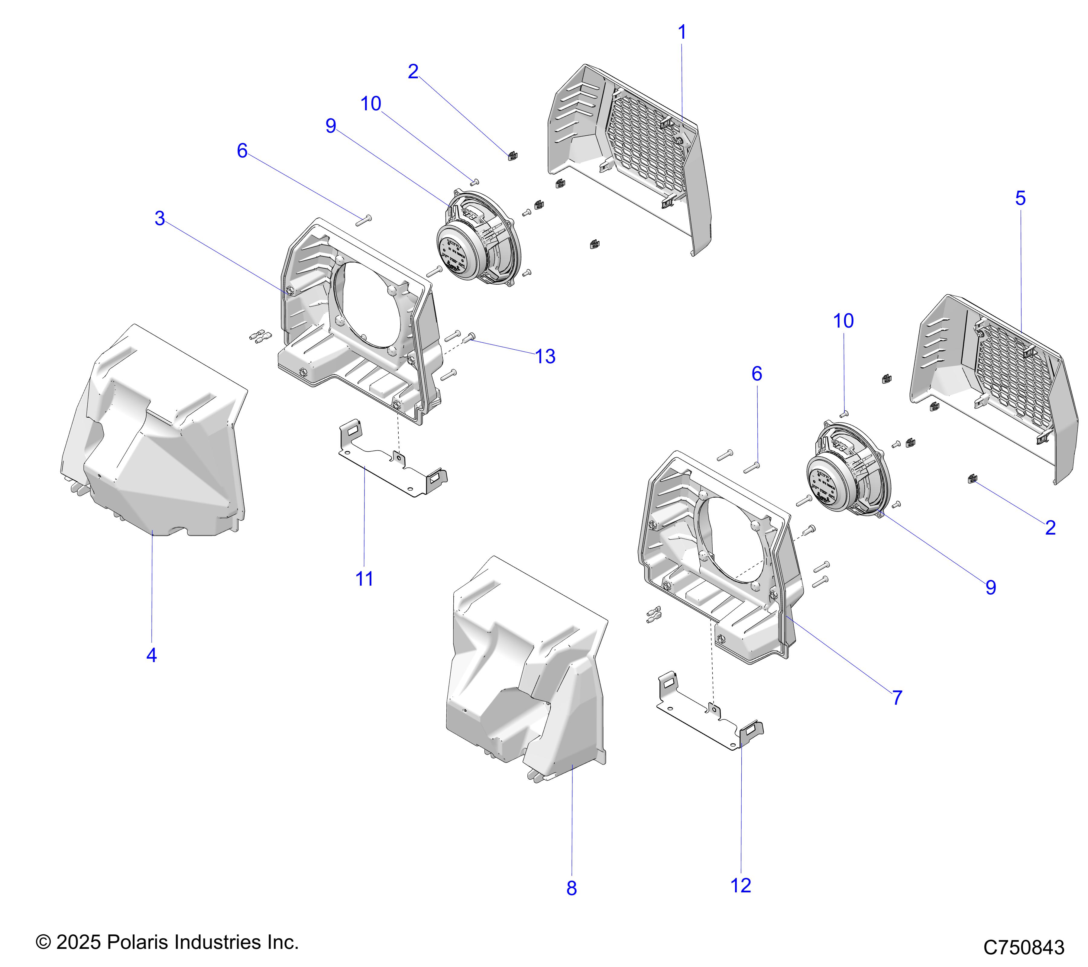 ELECTRICAL, AUDIO, REAR - Z25RPP2KBL (C750843)