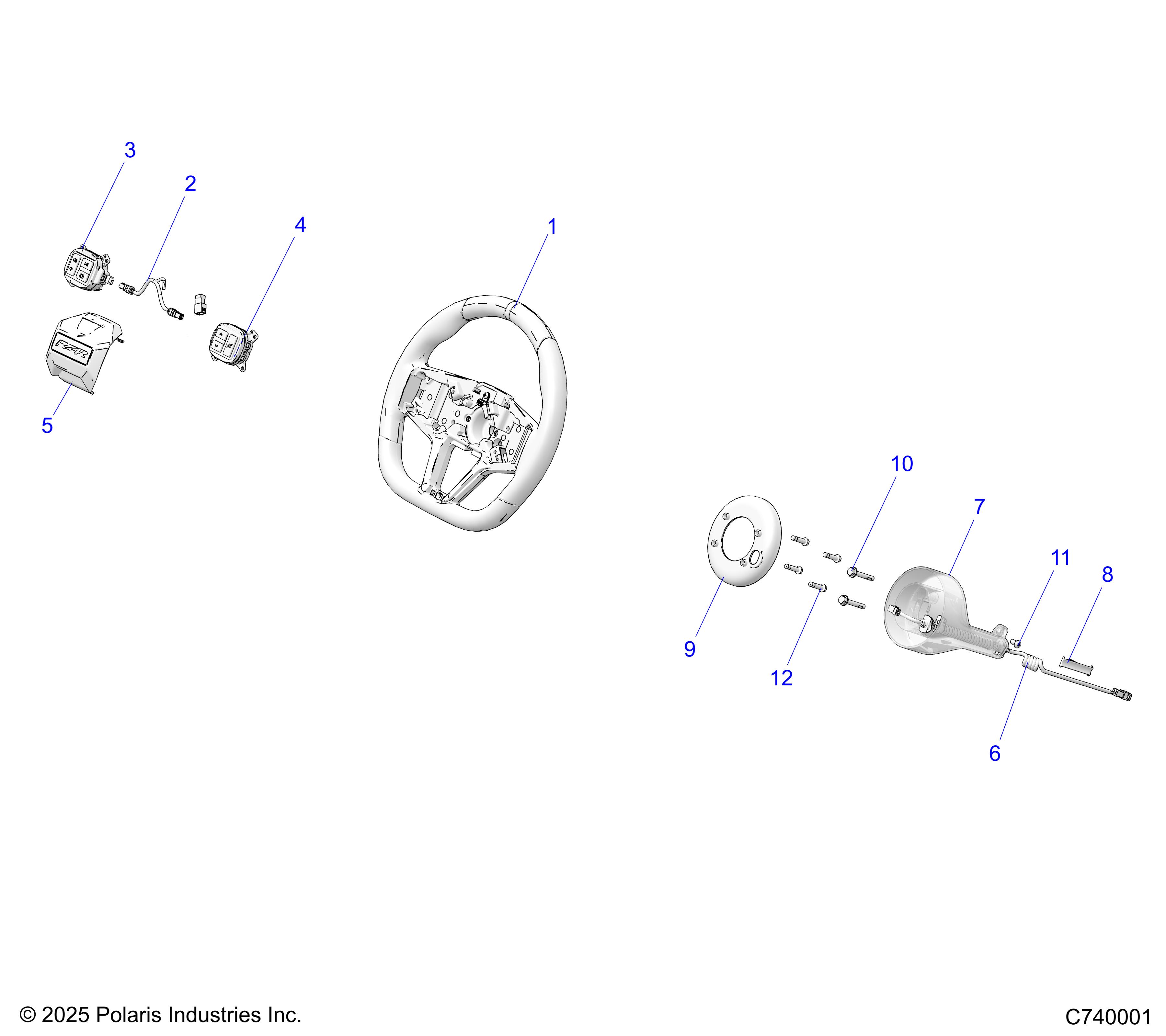 STEERING, WHEEL - Z26X4D92SH/SN (C740001)