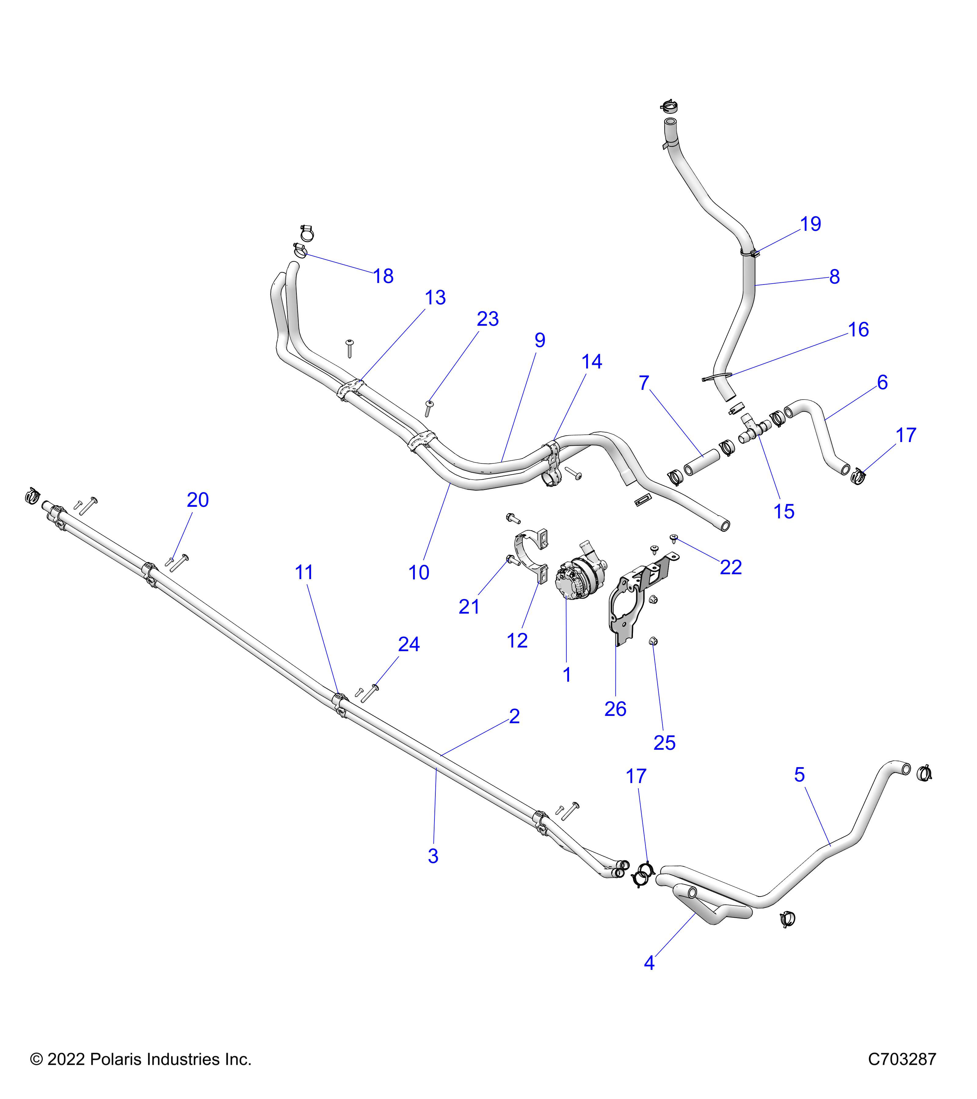 ENGINE, COOLING ROUTING MANIFOLD - Z24R4D92AK/BK (C703287)