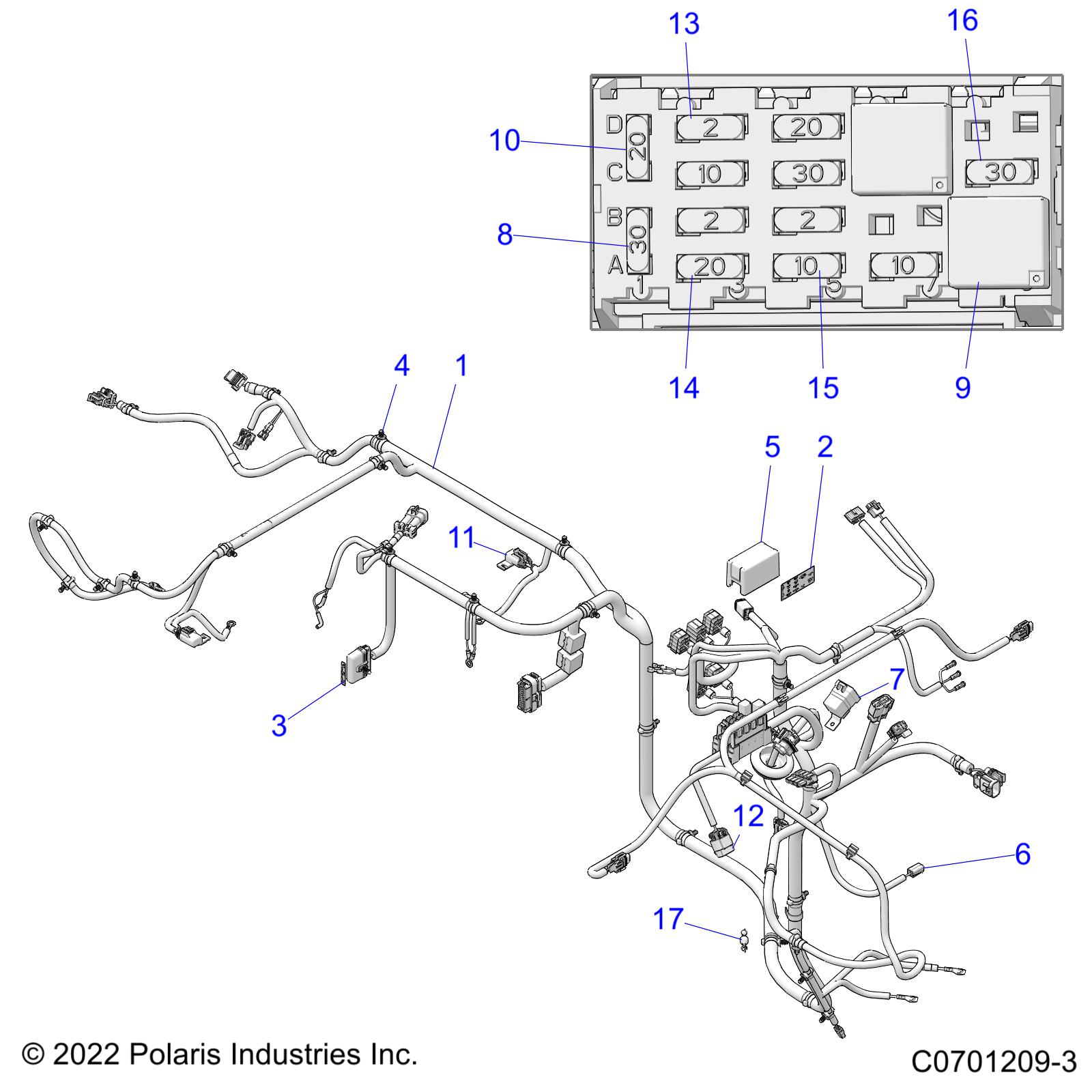 ELECTRICAL, WIRE HARNESSES - R22MAAE4F4/F9 (C0701209-3)