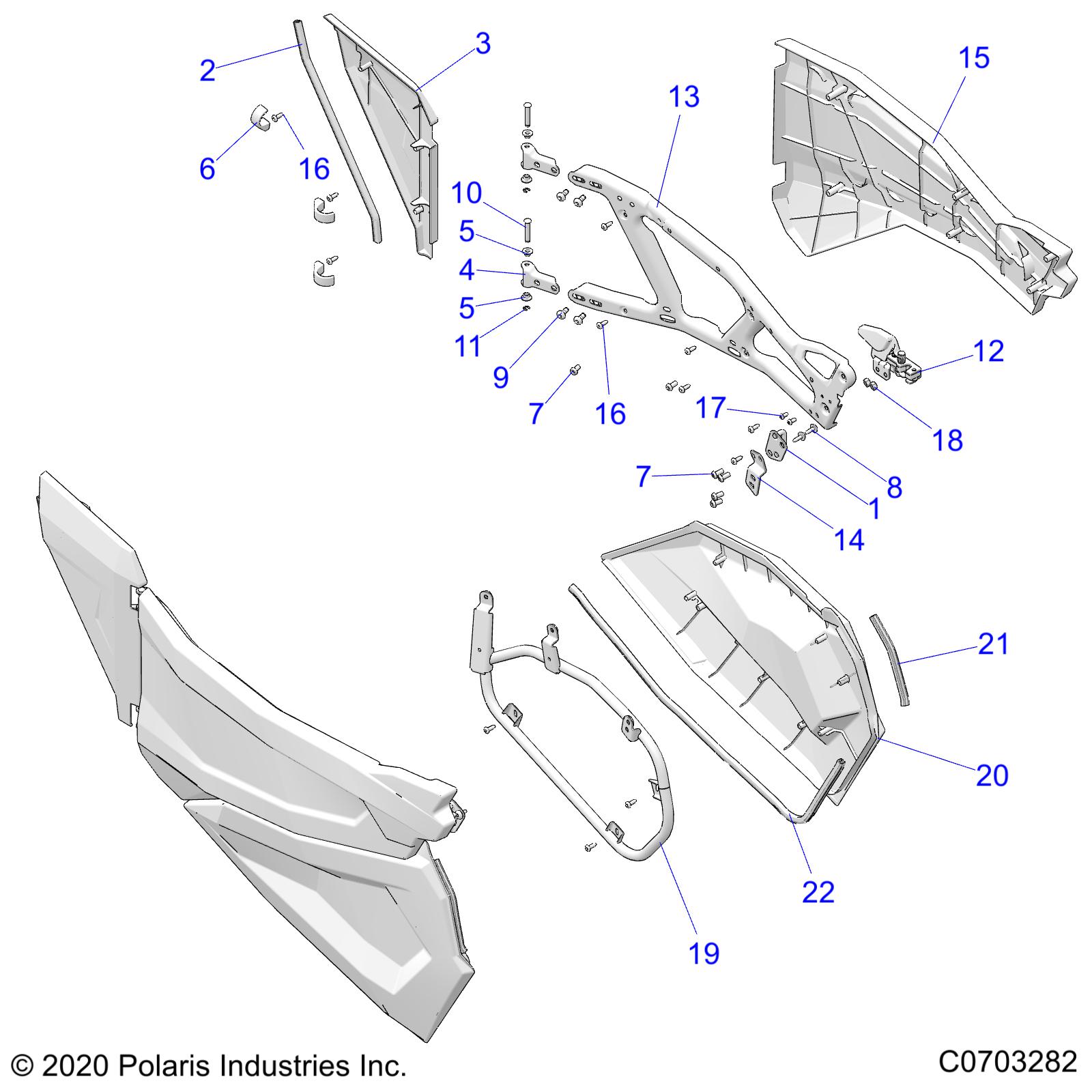 BODY, DOORS - Z21NAE99FG/E99NG/S99CG/S99FG (C0703282)