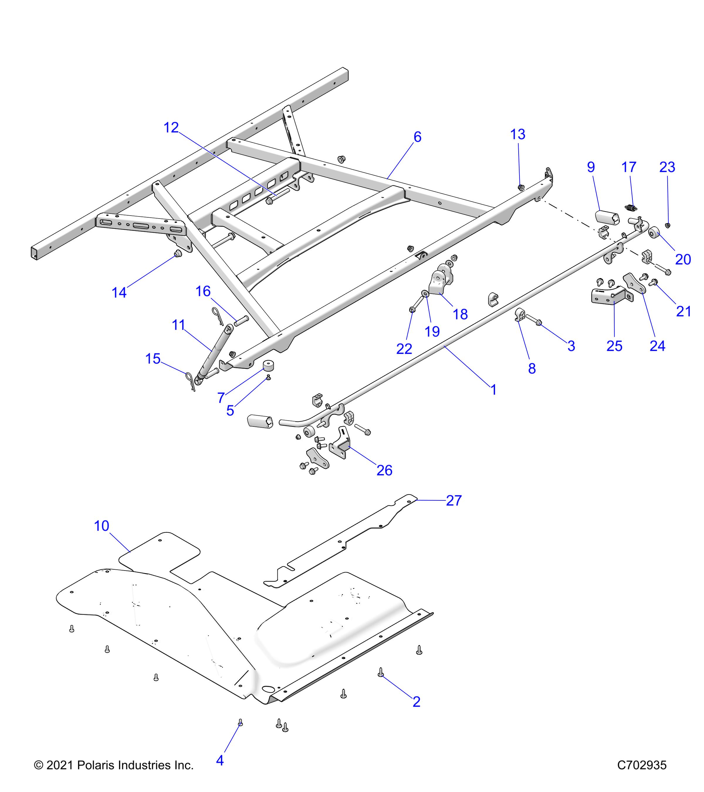 BODY, BOX, MOUNTING - R22RSJ99A9/B9 (C702935)