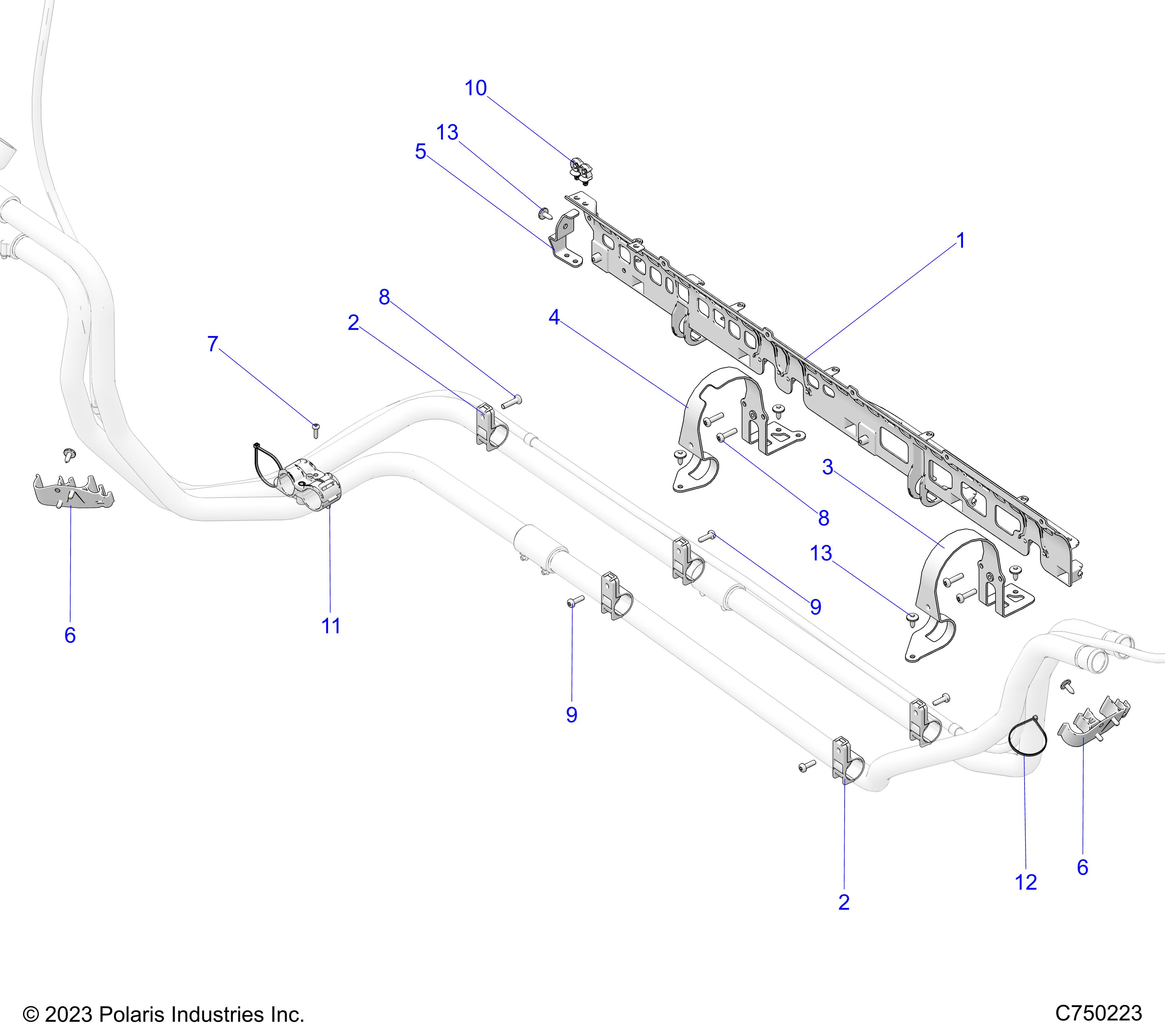 ENGINE, COOLING MOUNTING - Z25RPD2KAK/BK/AJ/BJ/AM/BM (C750223)