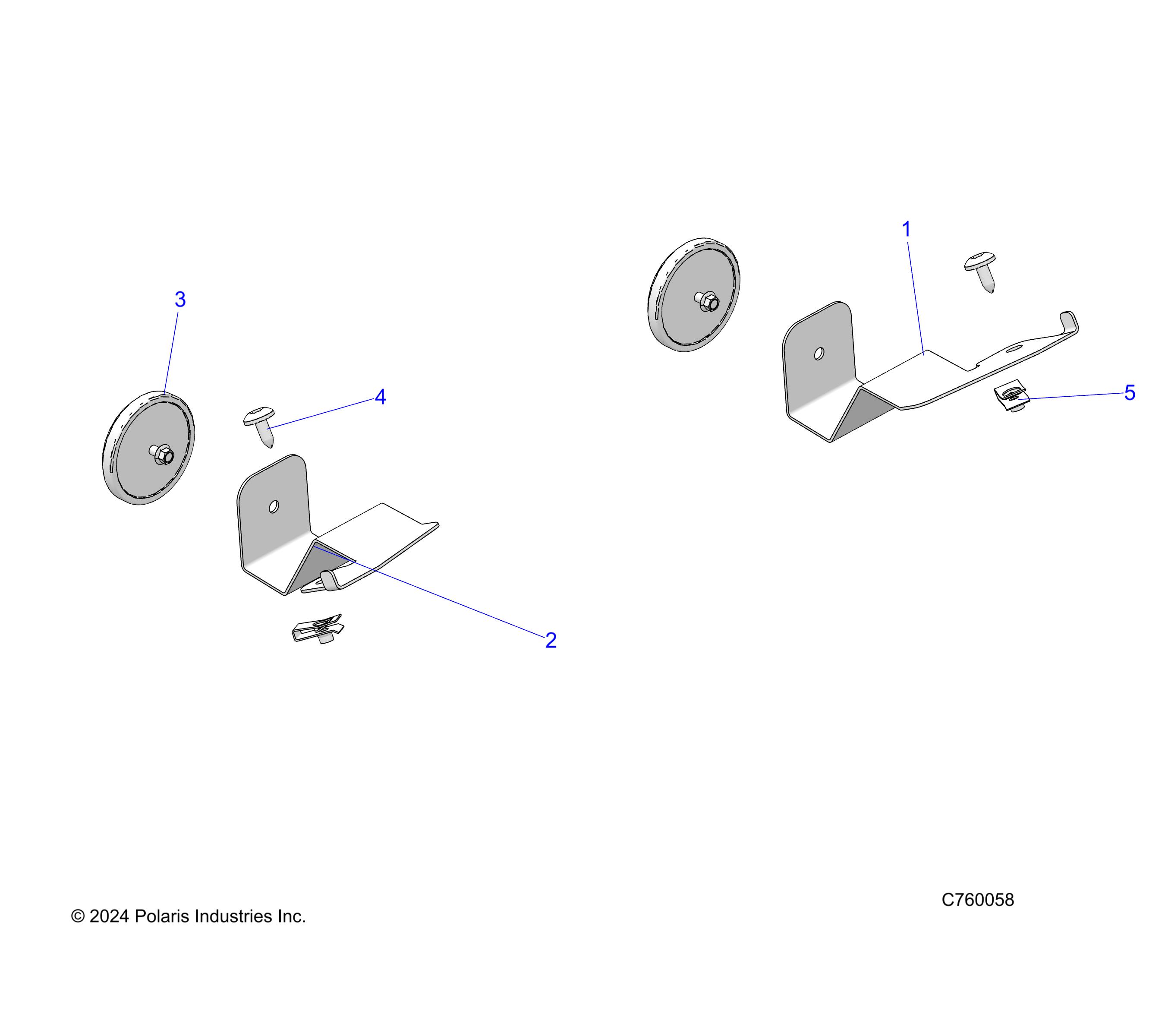 BODY, REFLECTORS - Z25NEE99C4 (C760058)