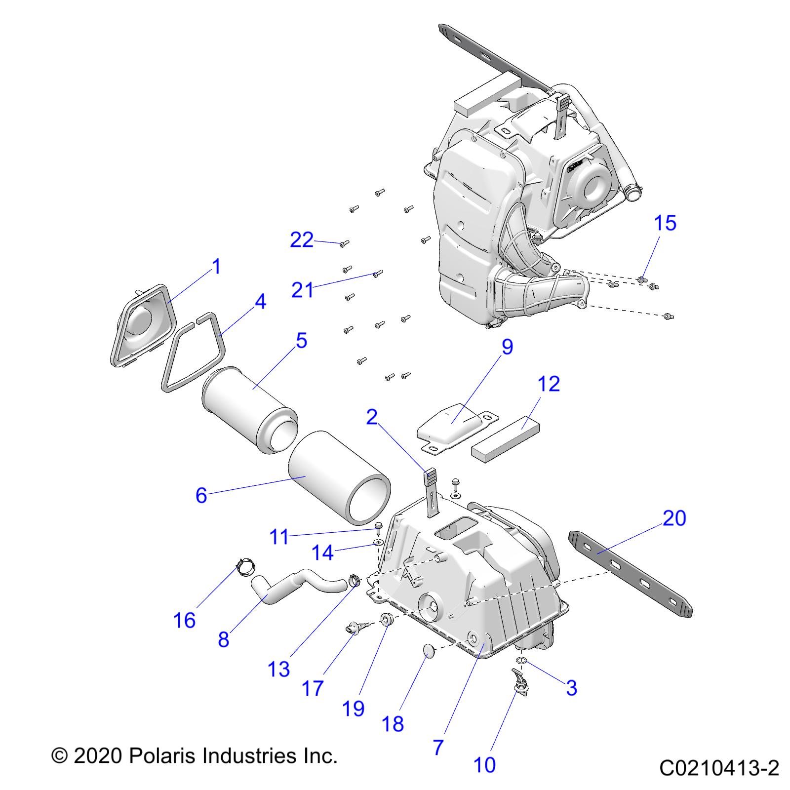 ENGINE, AIR INTAKE - A25SYE95PL (C0210413-2)