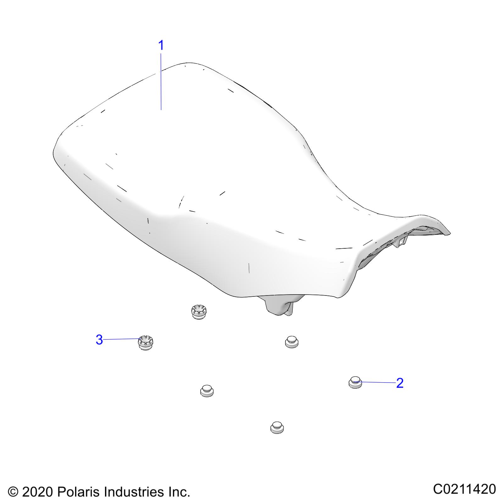 BODY, SEAT - A25SEG50B1/B3 (C0211420)