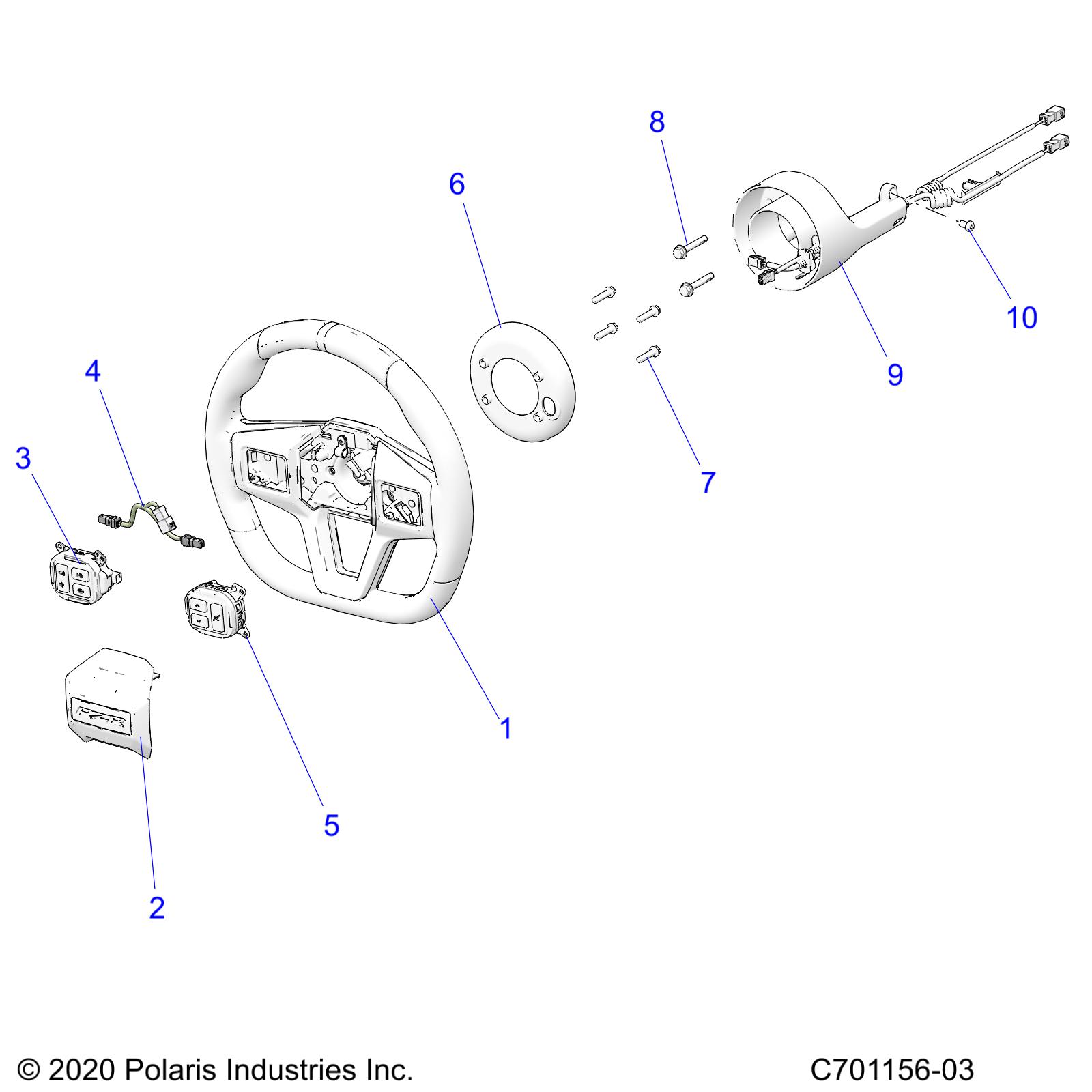 STEERING, WHEEL - Z22RGL2KAP/AL/BK/BP/BT (C701156-03)