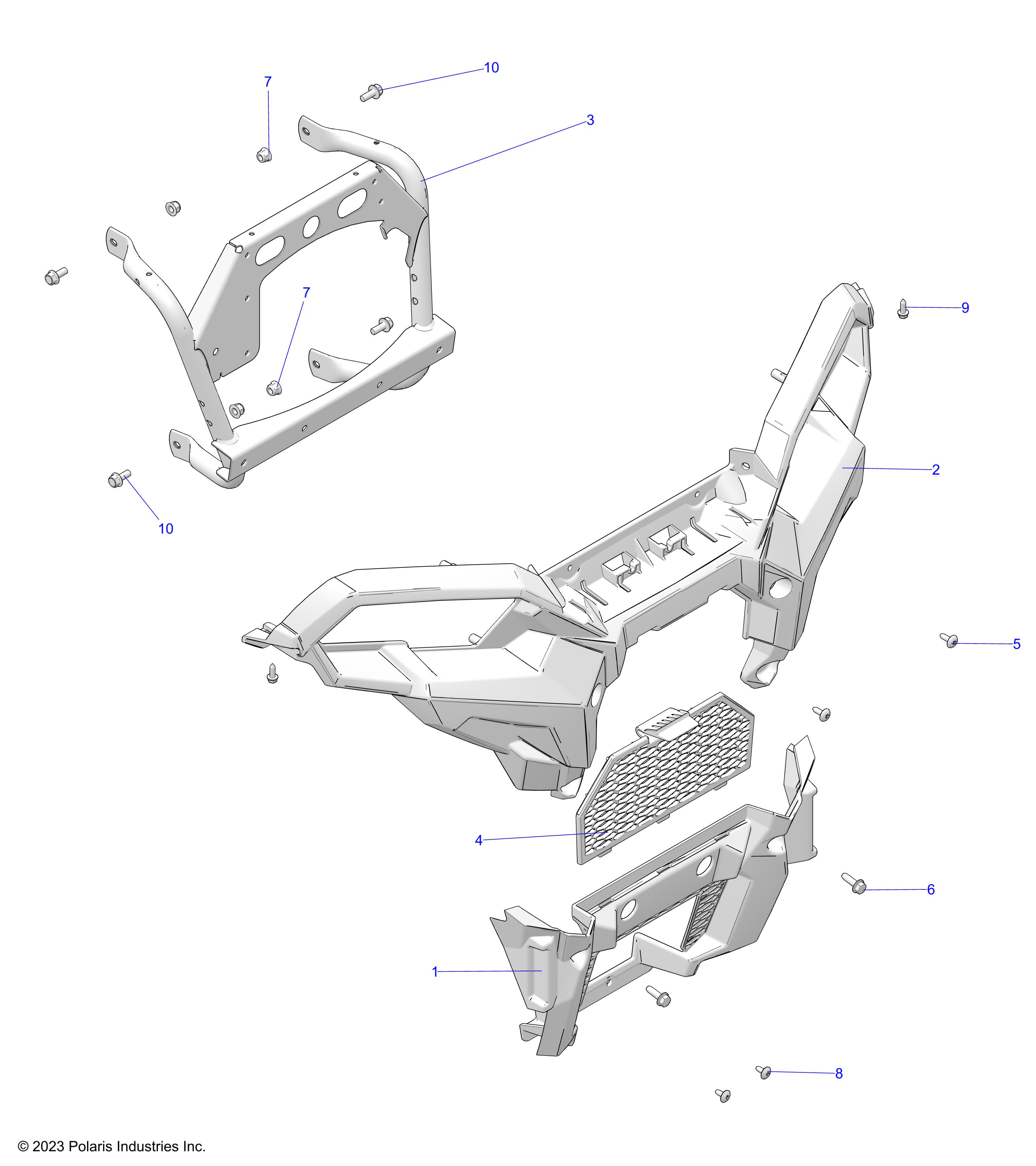 BODY, FRONT BUMPER - A25SHY57AL/AN (C102539)