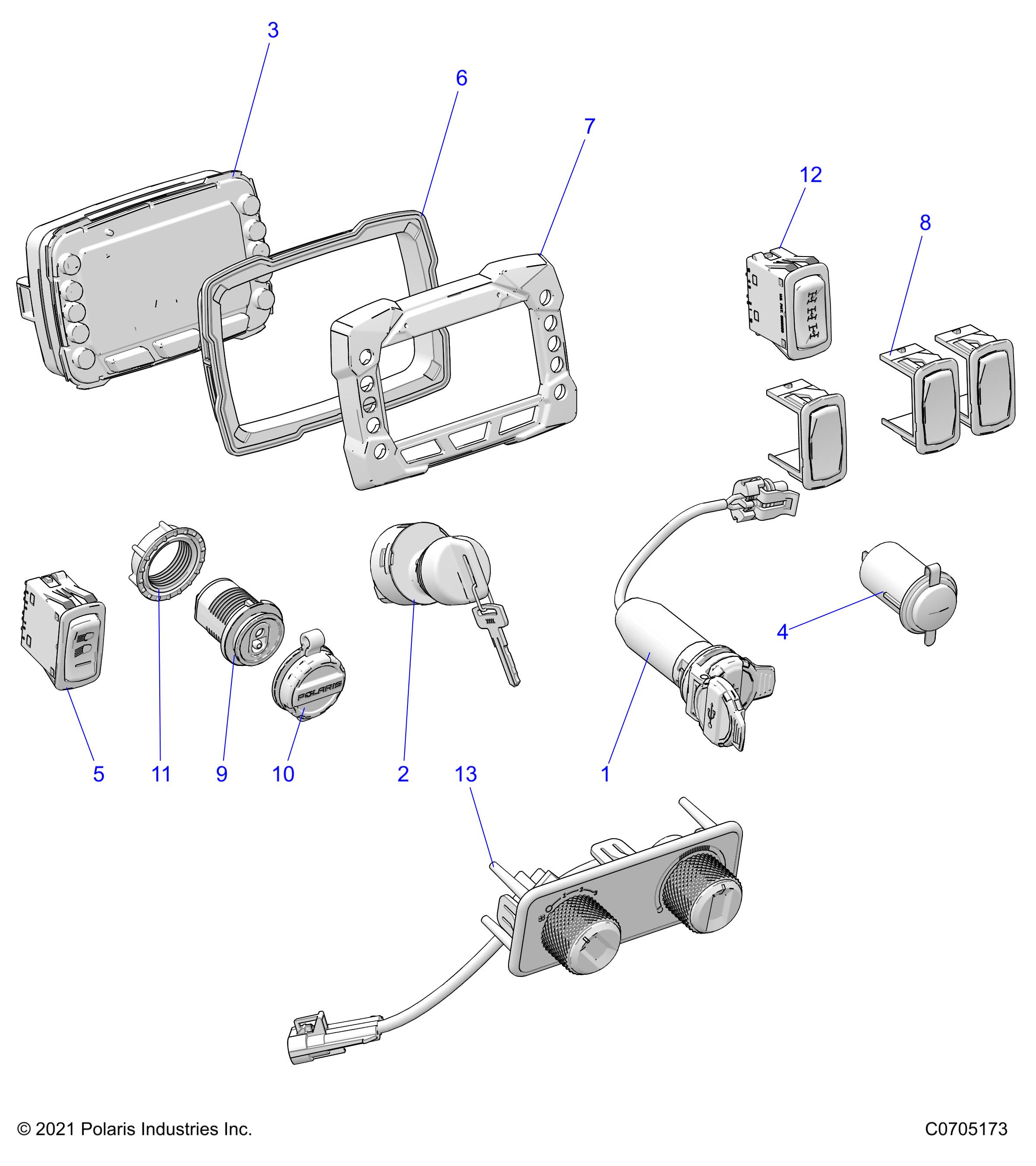 ELECTRICAL, DASH INSTRUMENTS and CONTROLS - D22P2A99A4/A99B4/E99A4/F99A4/G99A4 (C0705173)