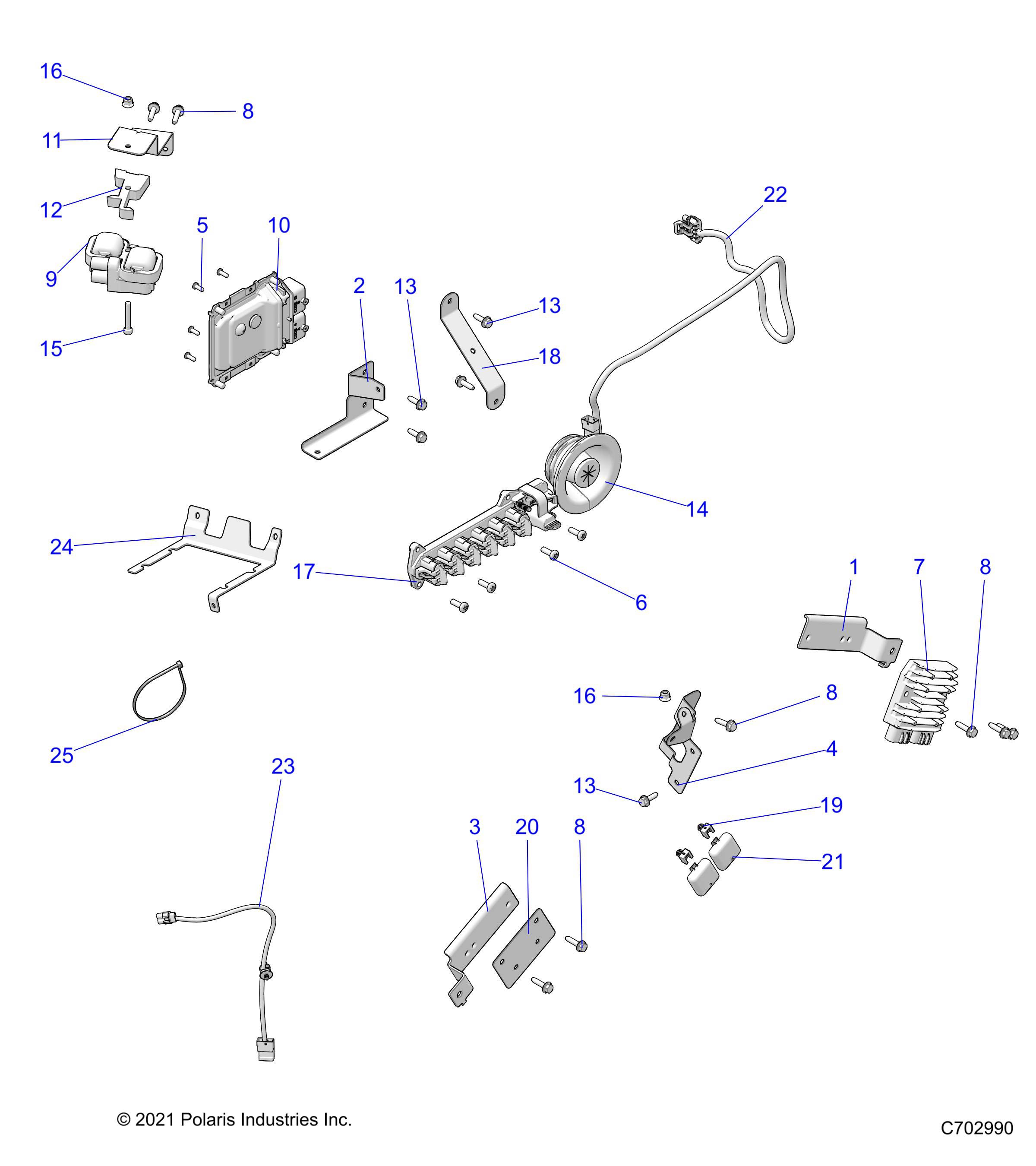 ELECTRICAL, WIRE HARNESS COMPONENTS - R22RSJ99A9/B9 (C702990)