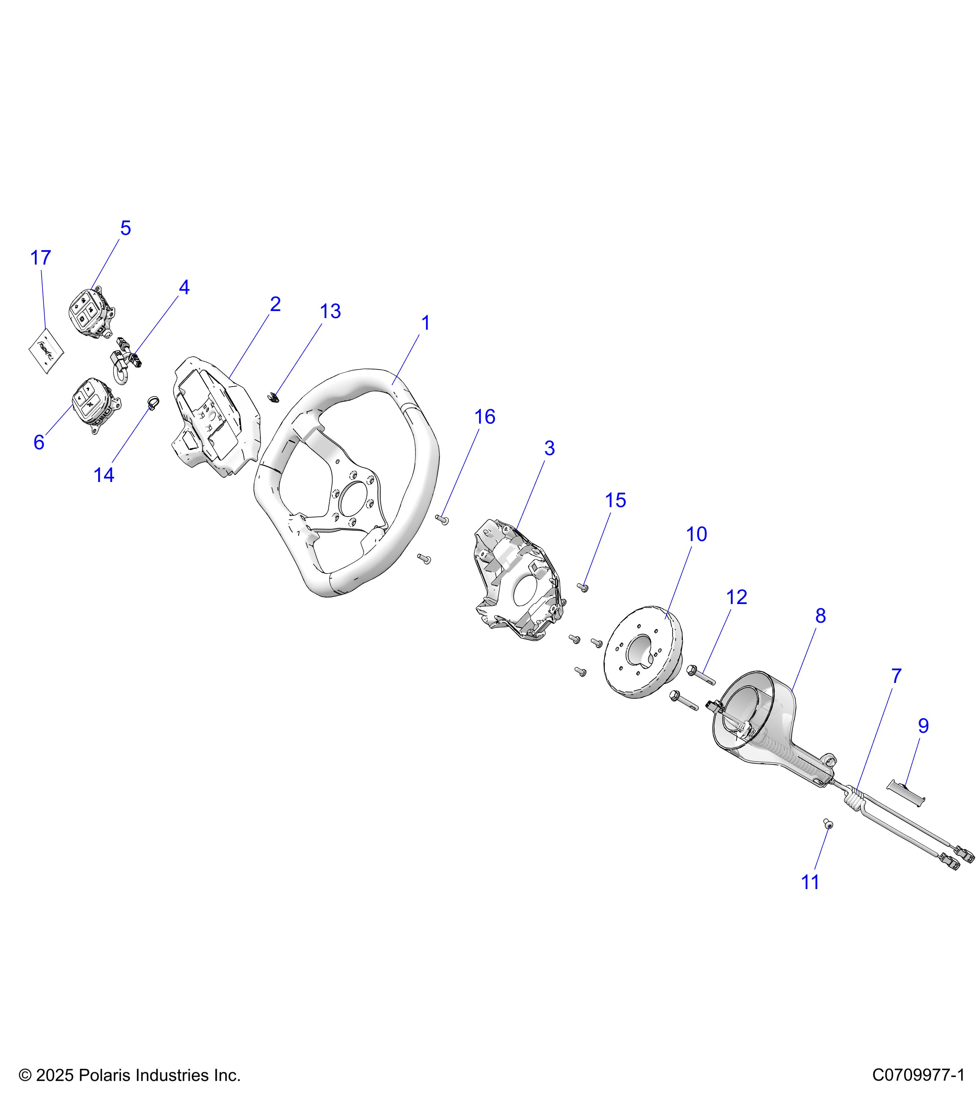 STEERING, WHEEL - Z26RPP2KBL (C0709977-1)