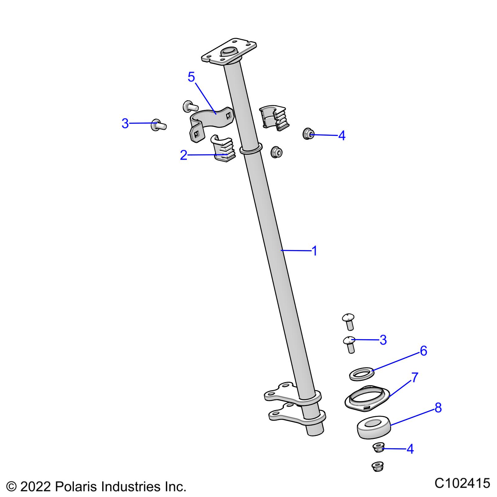 STEERING POST - A25SEA57L5 (C102415)