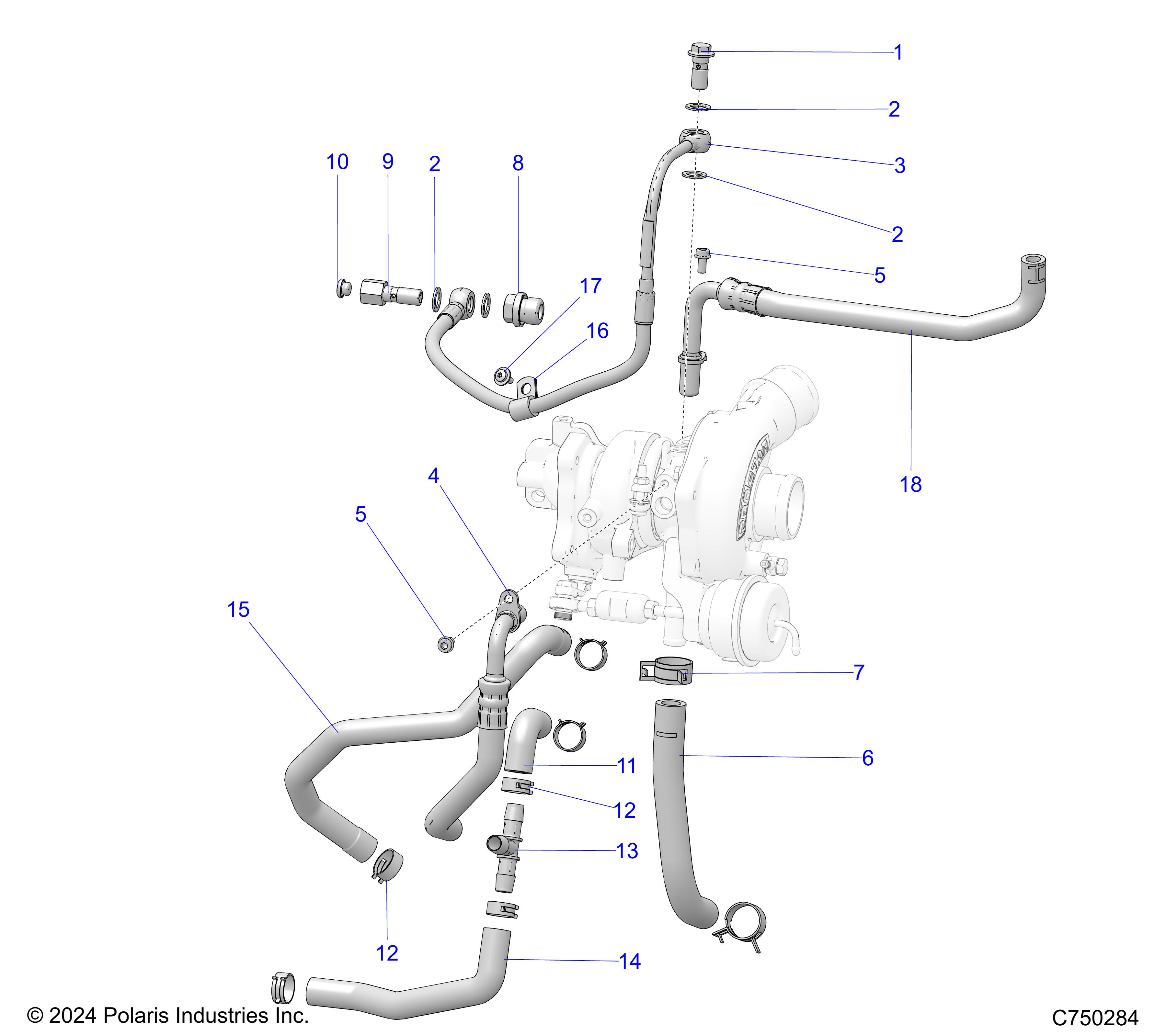 ENGINE, TURBO COOLING AND OIL - Z25XPE92A/92B (C750284)