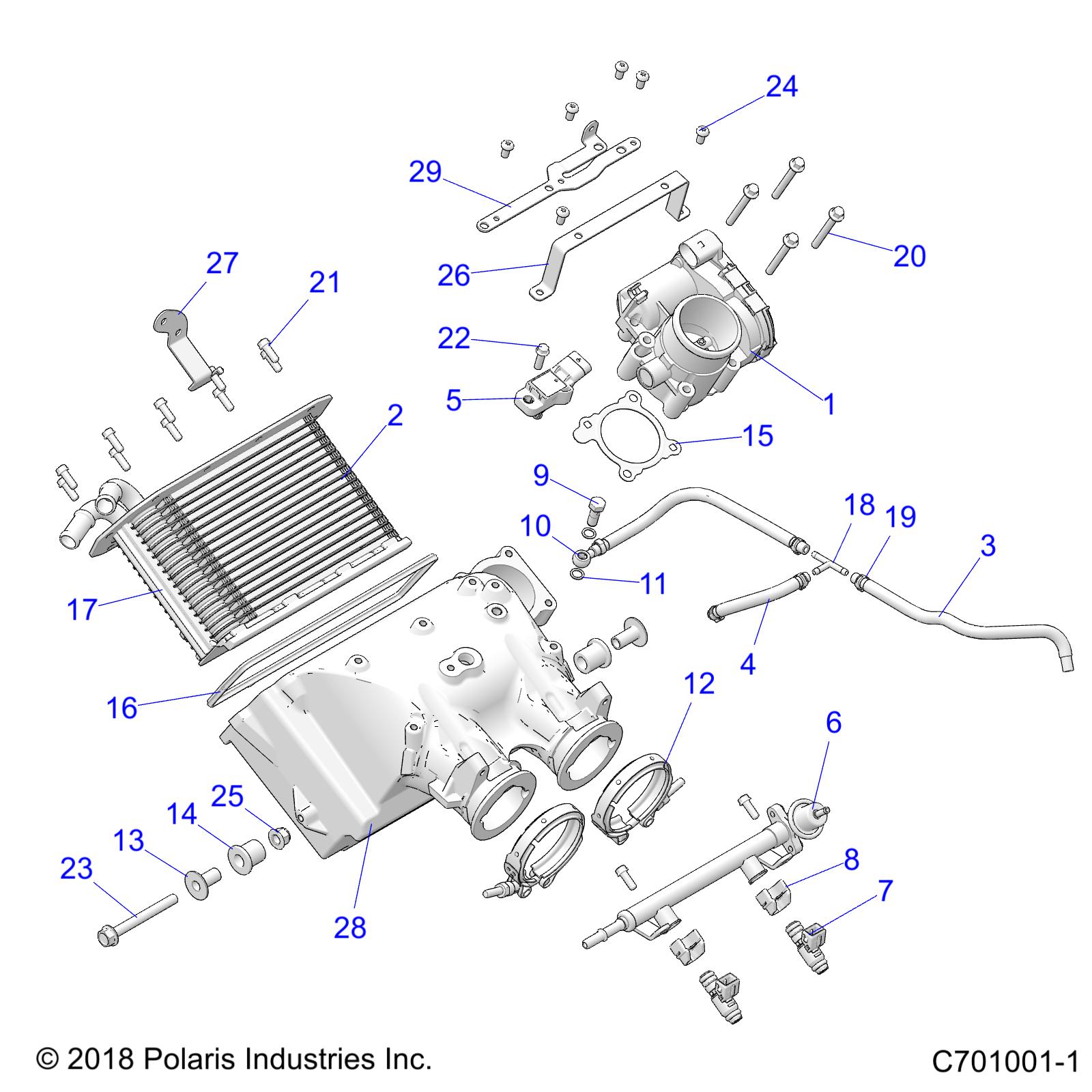 ENGINE, AIR INTAKE MANIFOLD - Z20NAE92AL/E92AR (C701001-1)