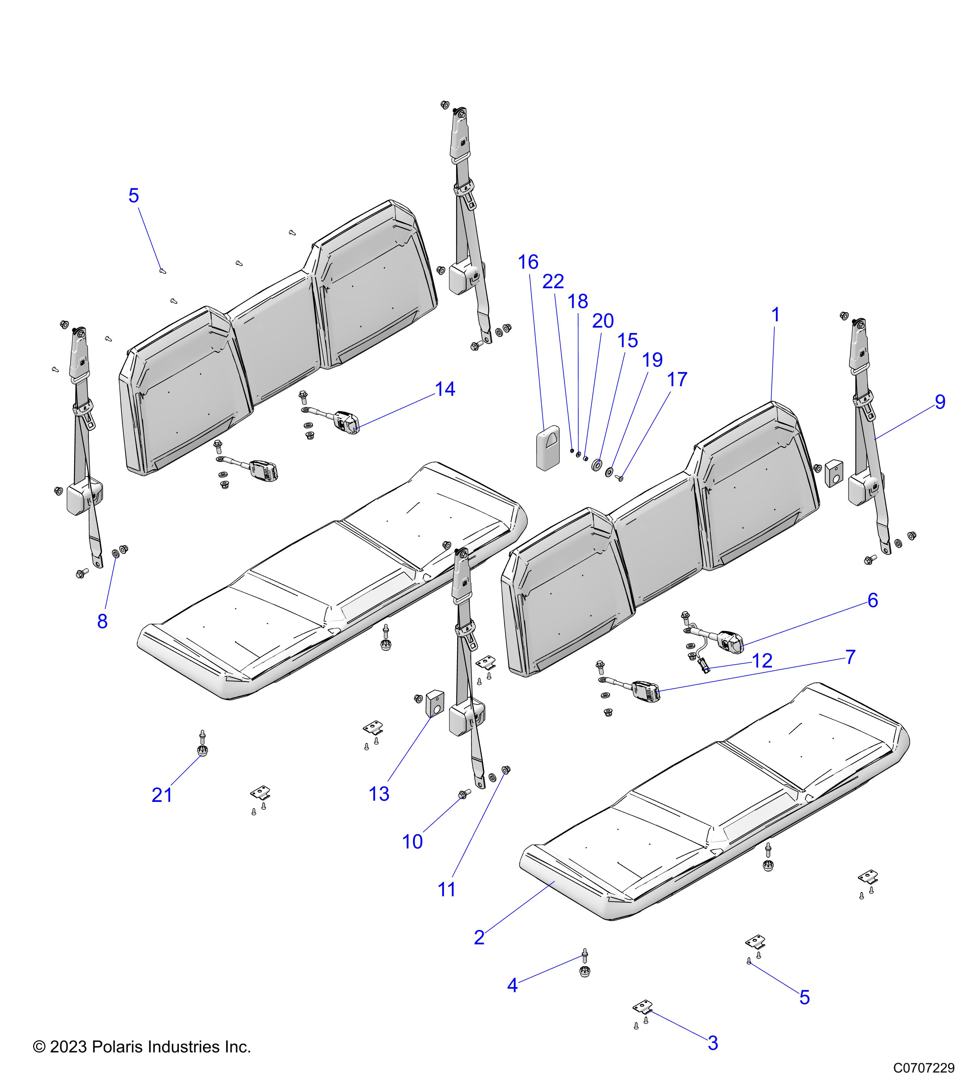 BODY, SEAT AND SEAT BELTS - D25P4AD4B4/ED4B4/FD4B4/UD4B4/VD4B4/YD4B4 (C0707229)